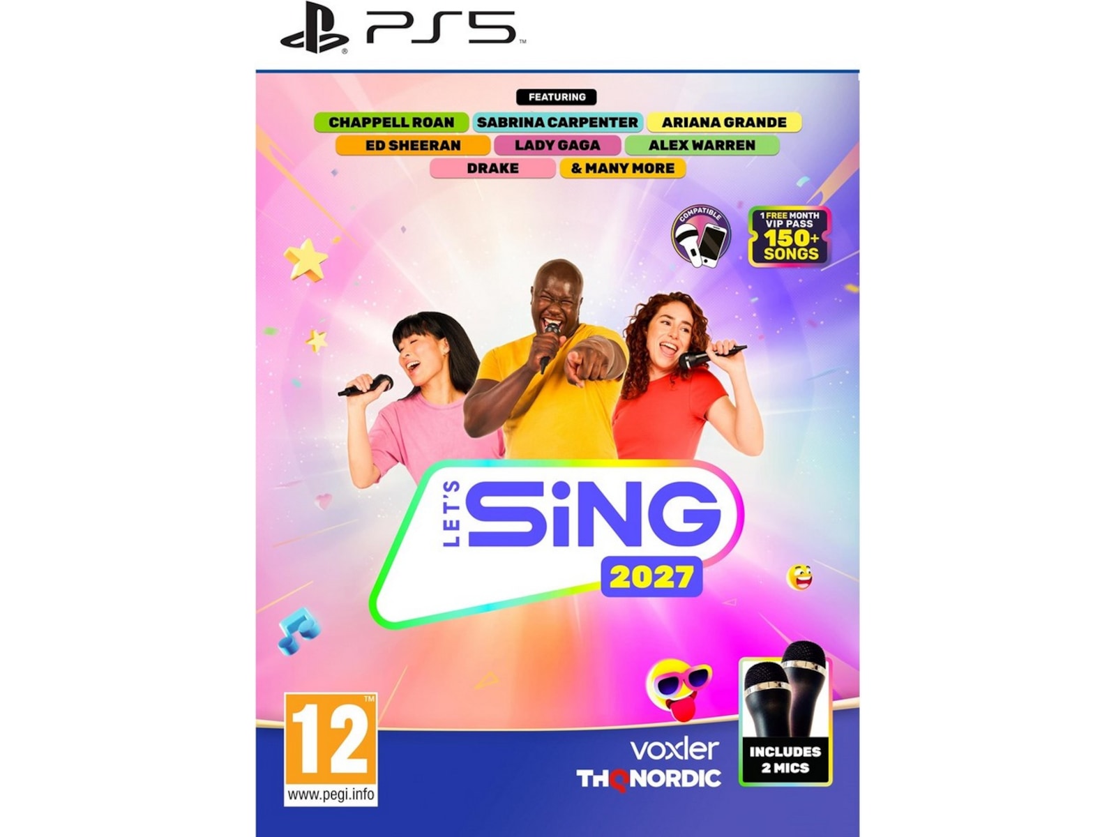 Let's Sing 2027 2 Mic Bundle Spill til Playstation 5