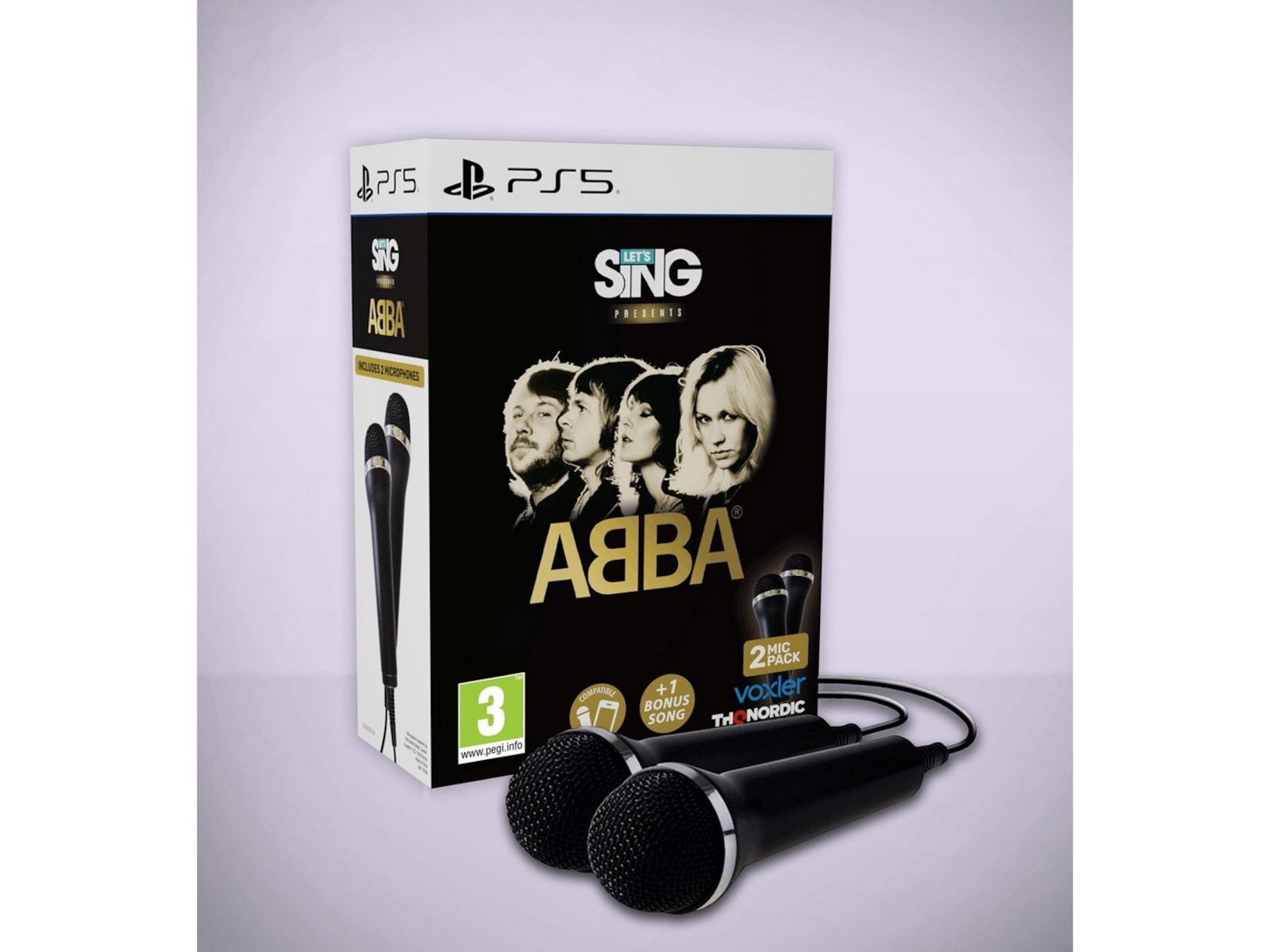 Let's Sing Abba 2027 2 Mic Bundle Spill til Playstation 5