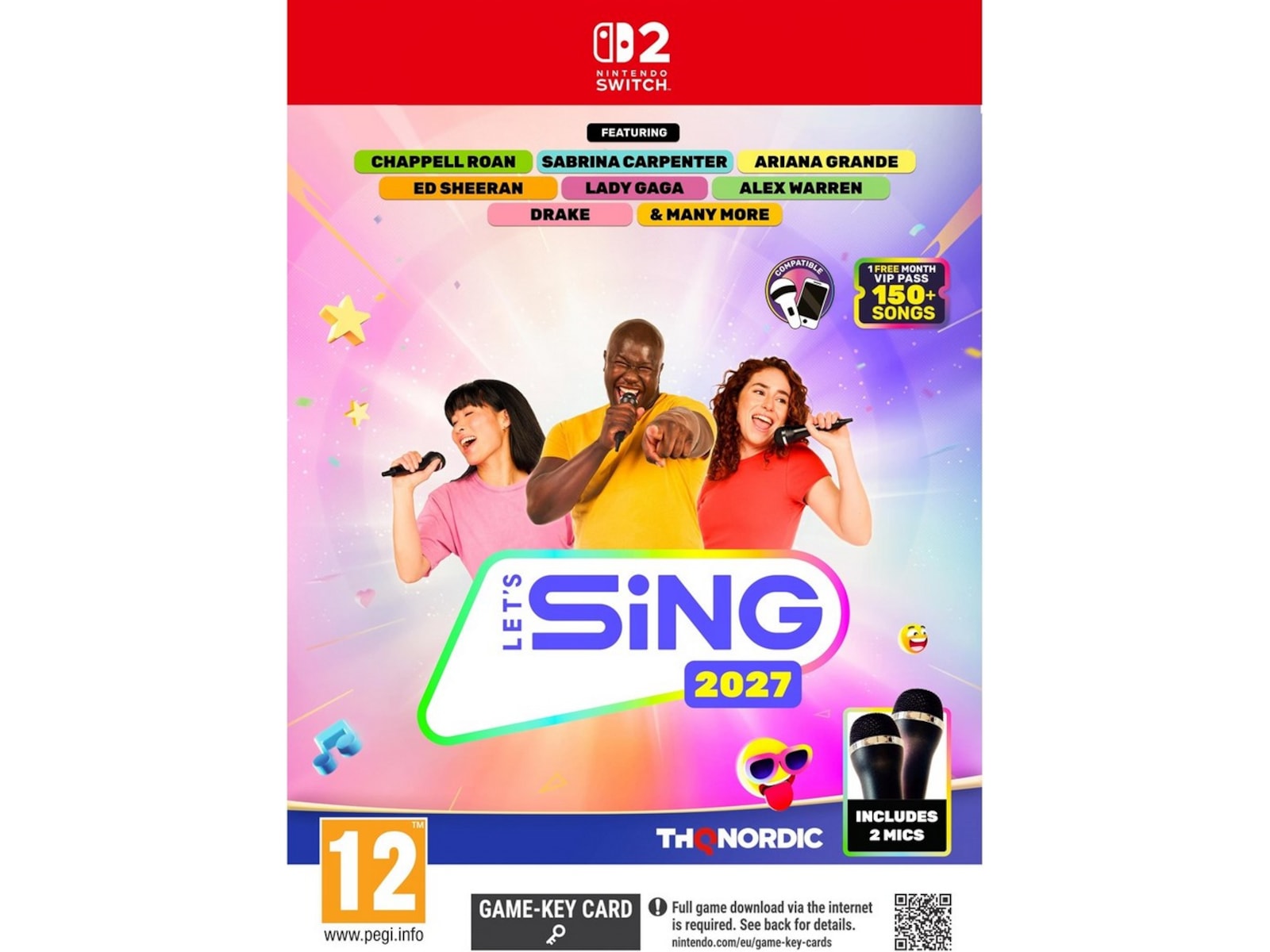 Let's Sing 2027 2 Mic Bundle Spill til Nintendo Switch 2
