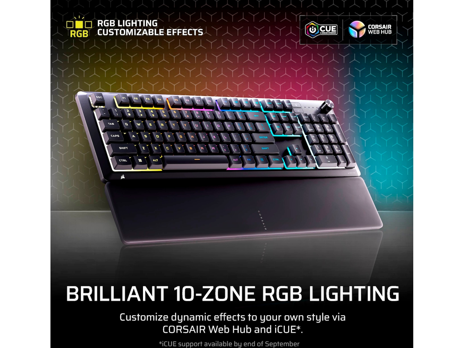 Corsair SKIFF 100 RGB Membrane Gaming Tastatur Gamingtastatur