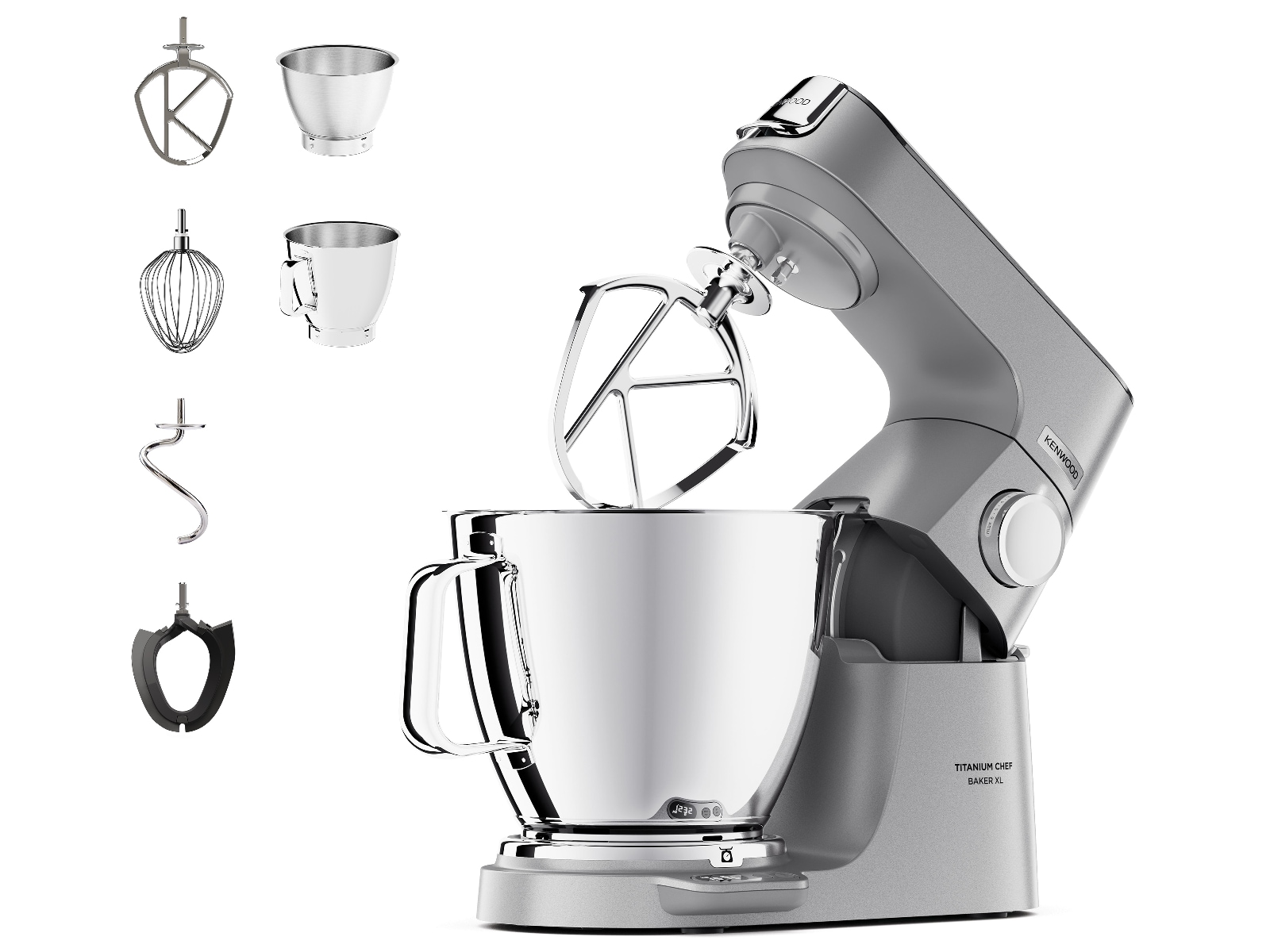 Kenwood Titanium Chef Baker XL Kjøkkenmaskin -B-Grade Demo hjem & fritid
