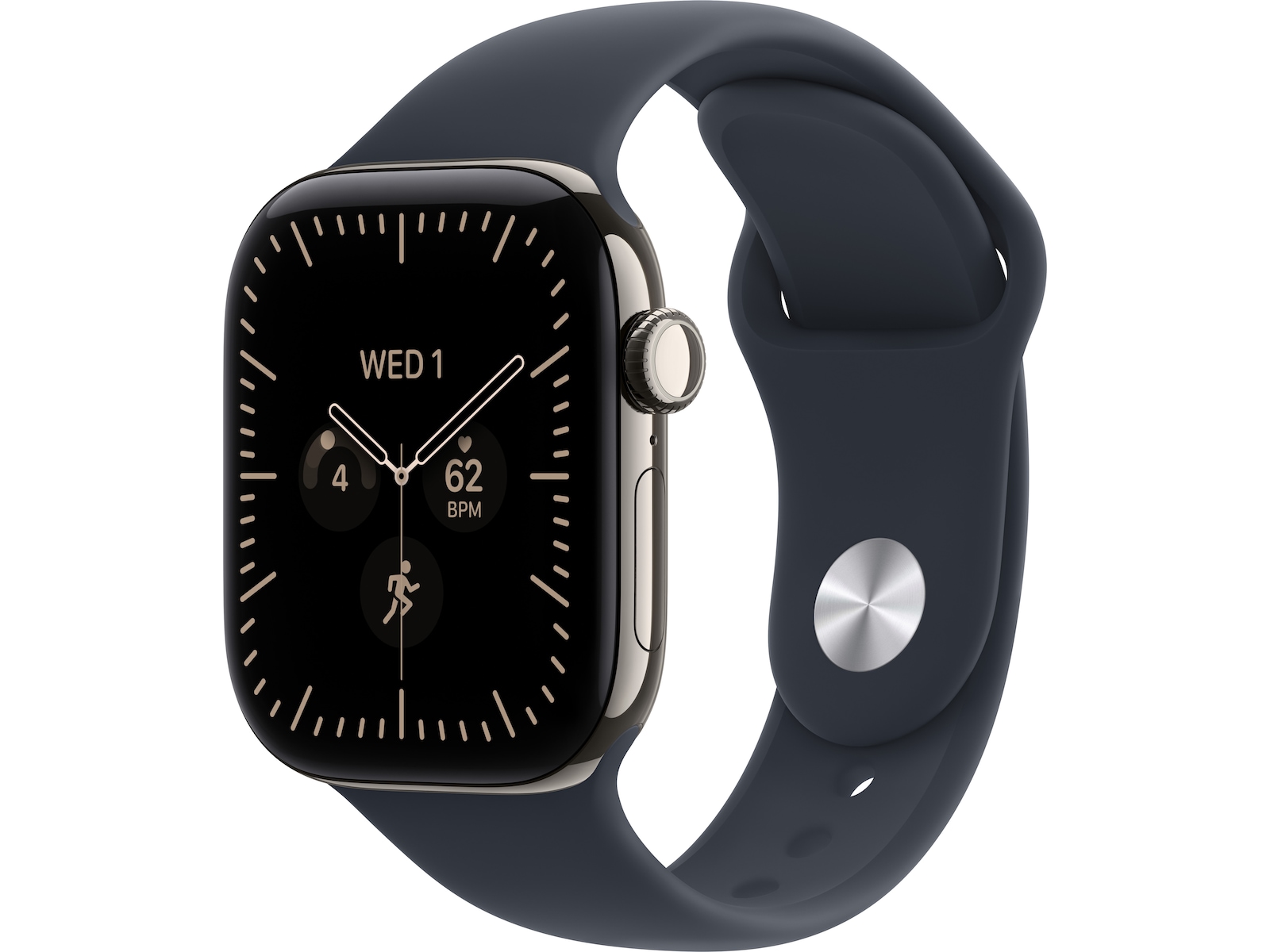 Apple Watch Series 12 GPS + LTE 42mm Titanium (natural) Smartklokker