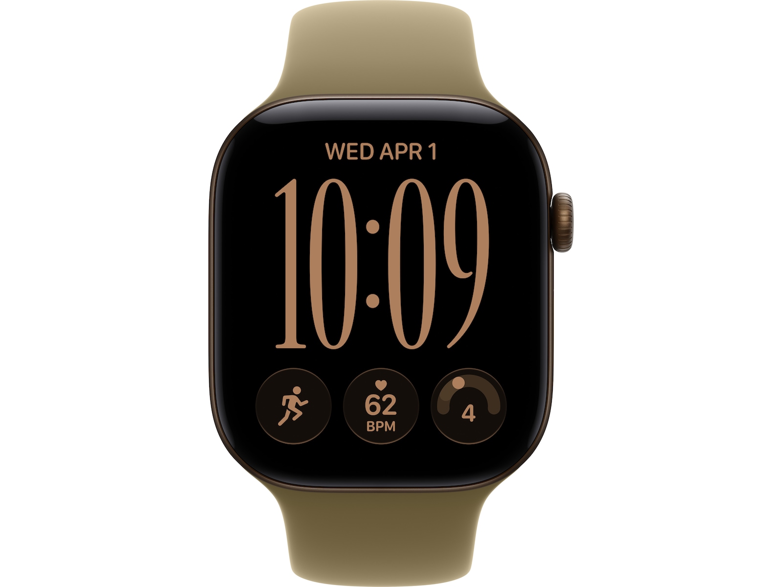 Apple Watch Series 12 GPS + LTE 46mm Aluminium (dark bronze) Smartklokker