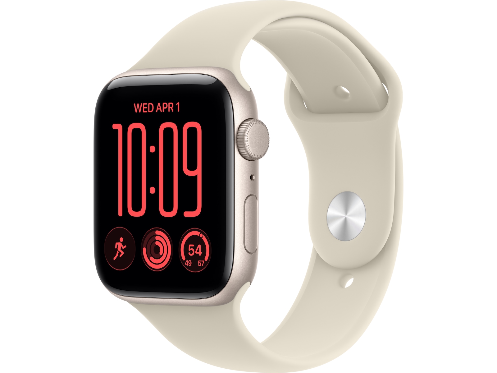 Apple Watch SE 3 GPS + LTE 44mm Aluminium (Starlight) Smartklokker
