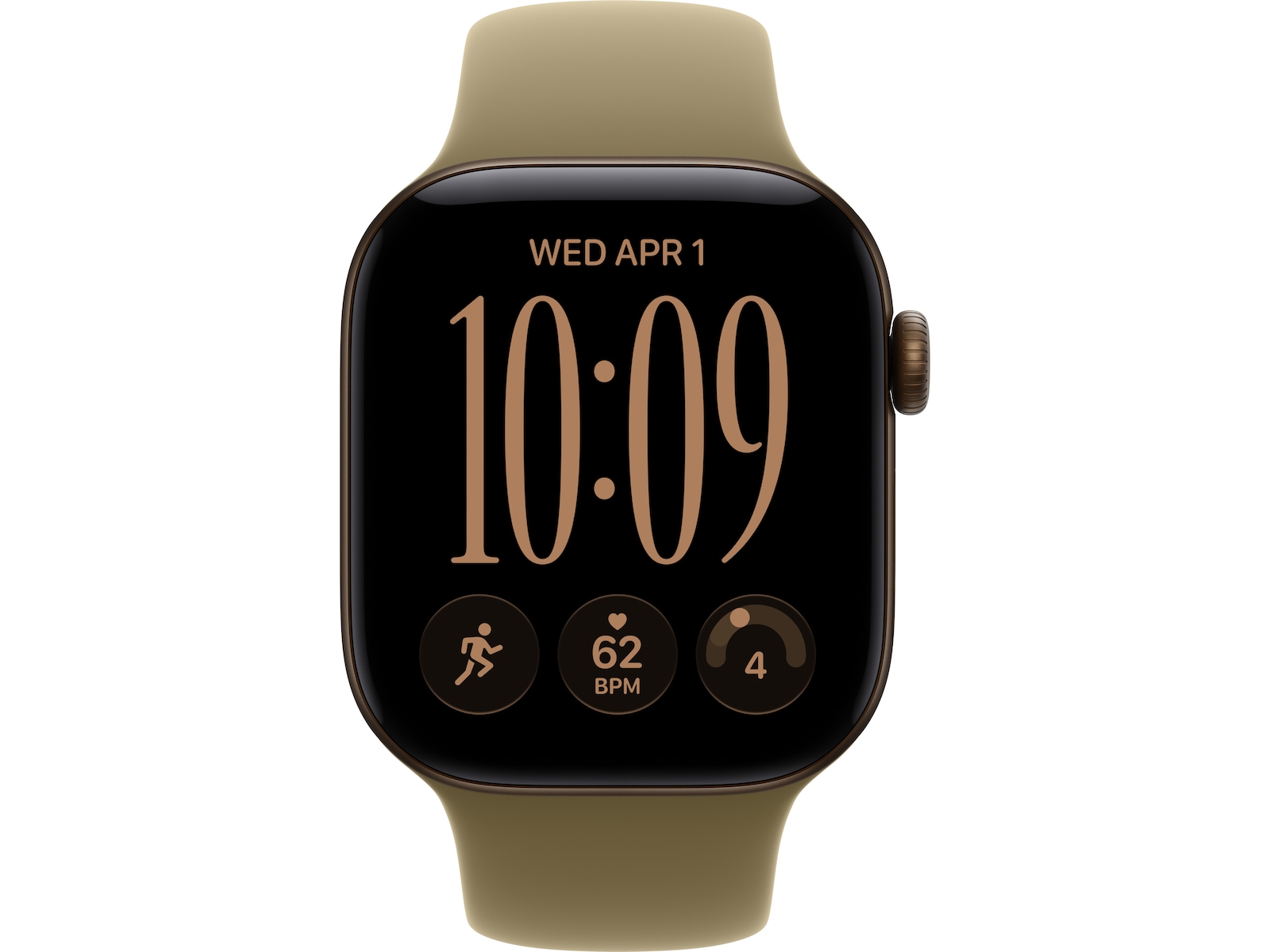Apple Watch Series 12 GPS 42mm aluminium (dark bronze) Smartklokker