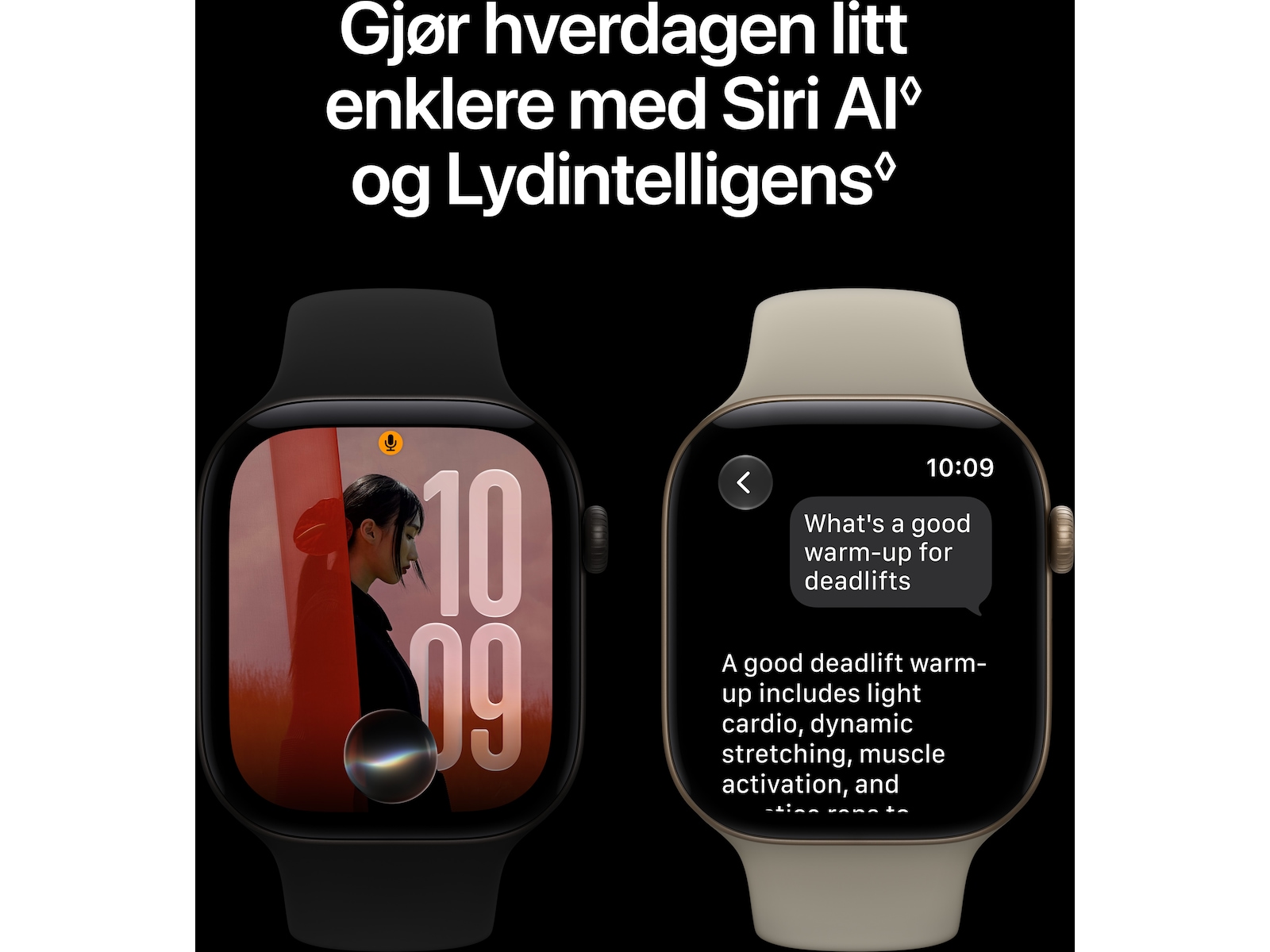 Apple Watch Series 12 GPS 46mm Aluminium (sort) Smartklokker