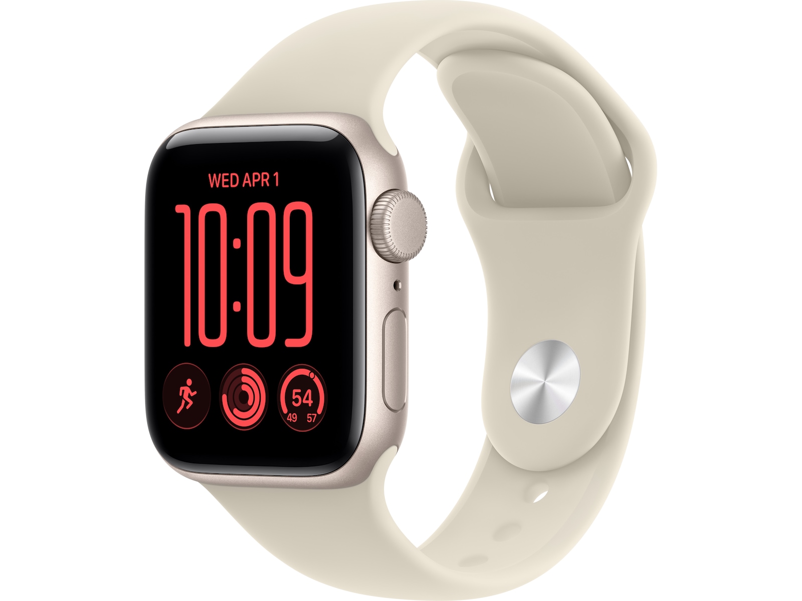 Apple Watch SE 3 GPS 40mm Aluminium (Starlight) Smartklokker