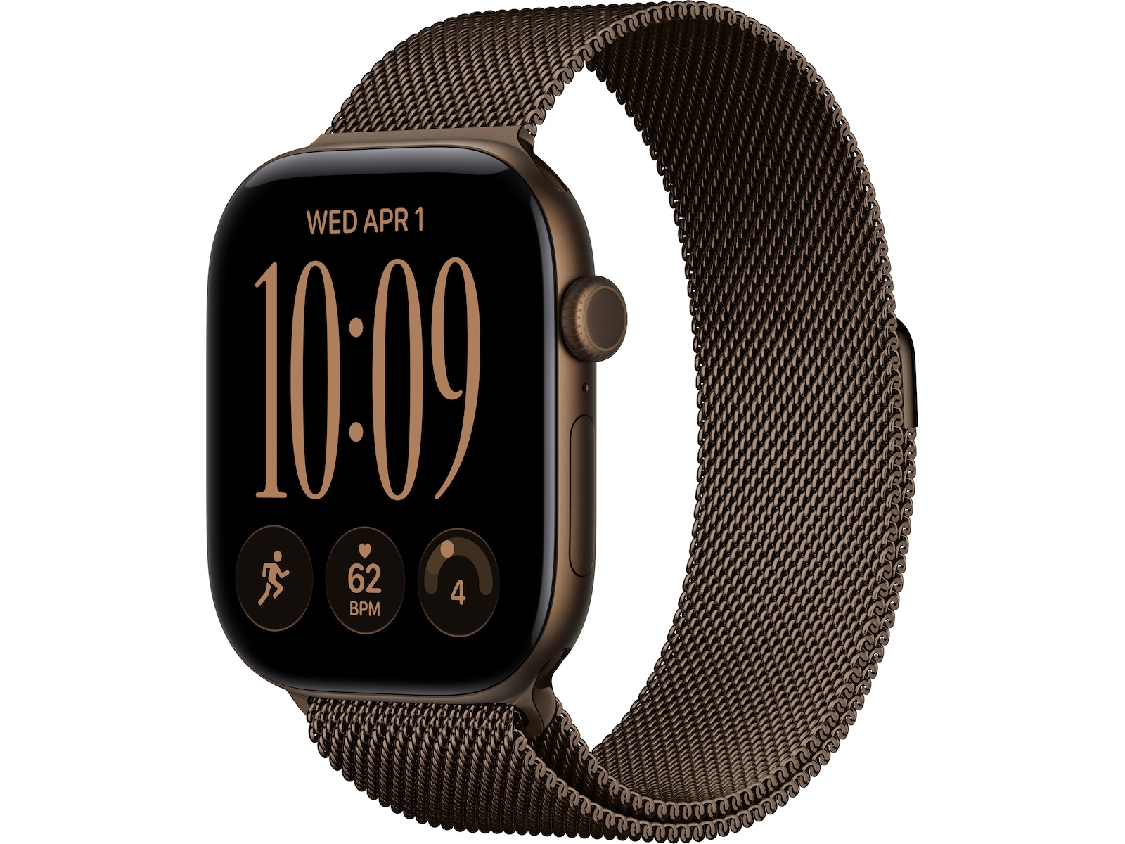 Apple Watch Series 12 GPS + LTE 46mm Aluminium (dark bronze) Smartklokker