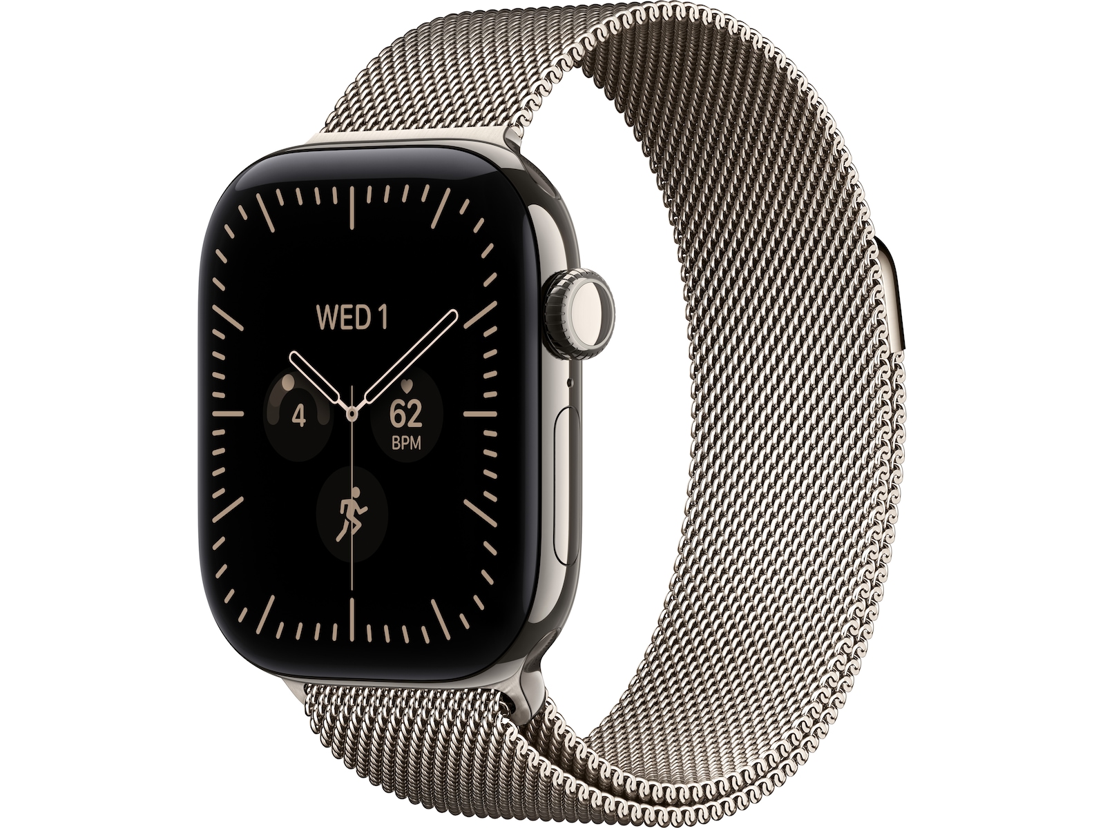 Apple Watch Series 12 GPS + LTE 42mm Titanium (natural) Smartklokker