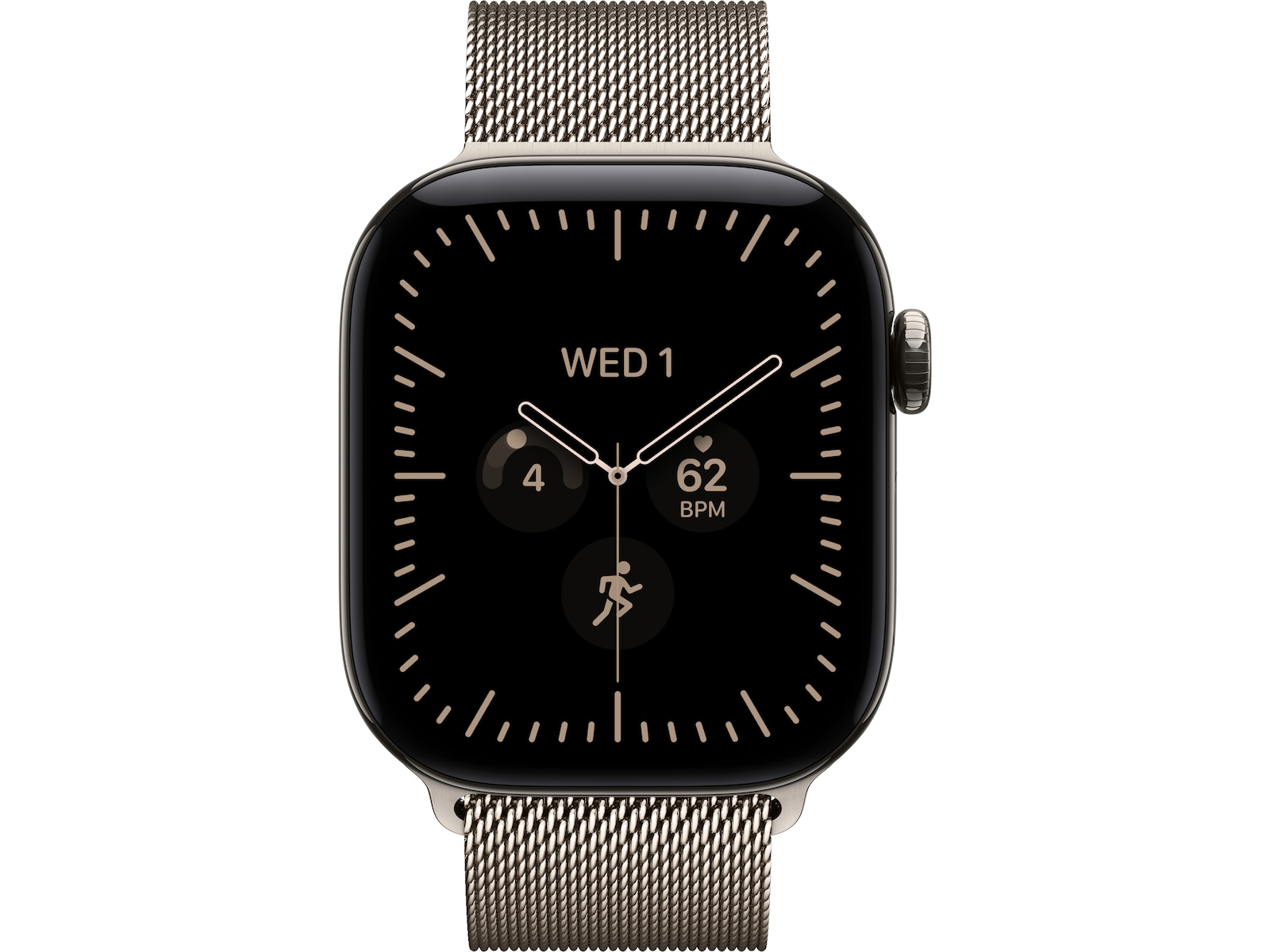Apple Watch Series 12 GPS + LTE 42mm Titanium (natural) Smartklokker