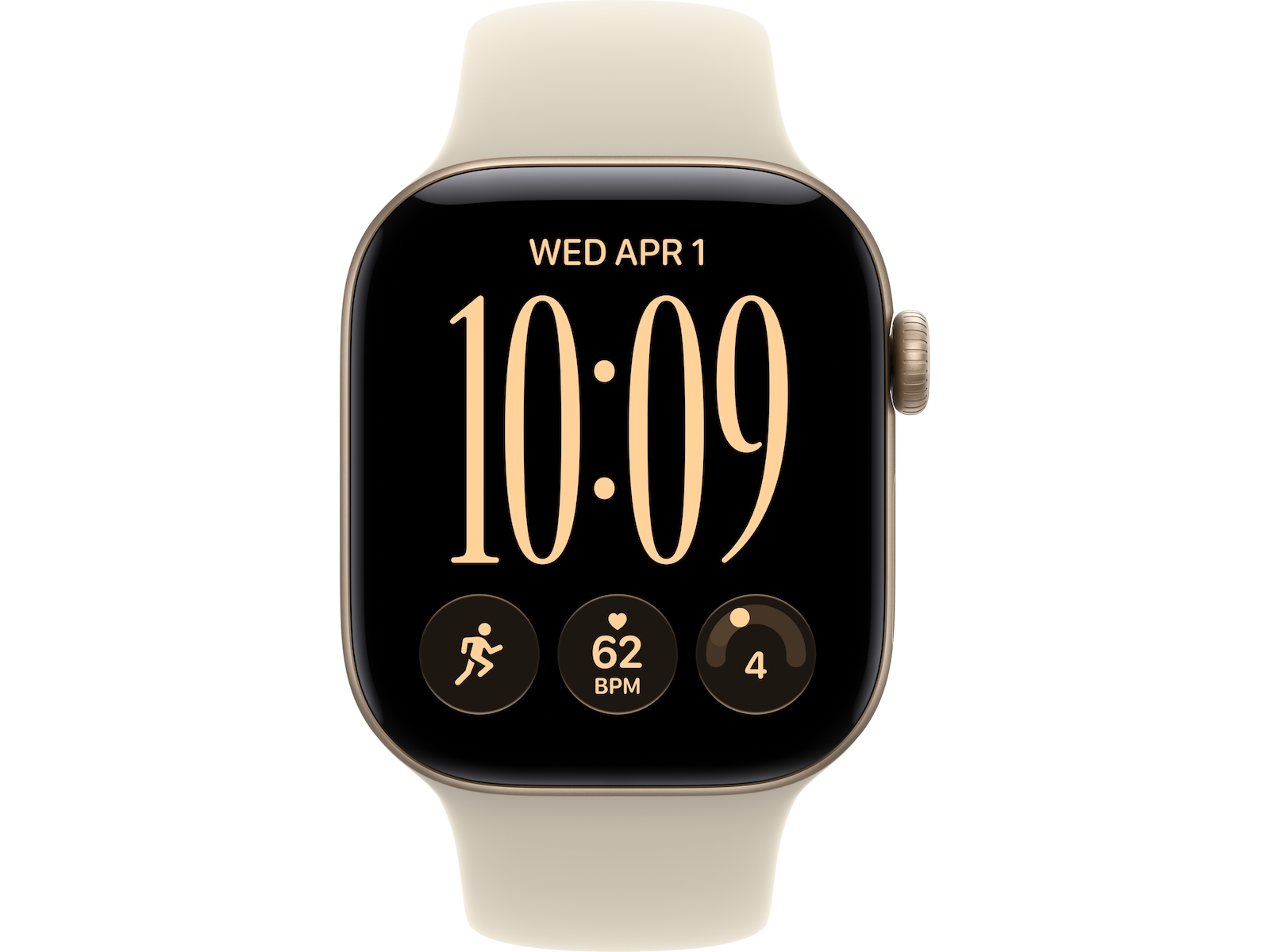 Apple Watch Series 12 GPS + LTE 42mm Aluminium (light gold) Smartklokker