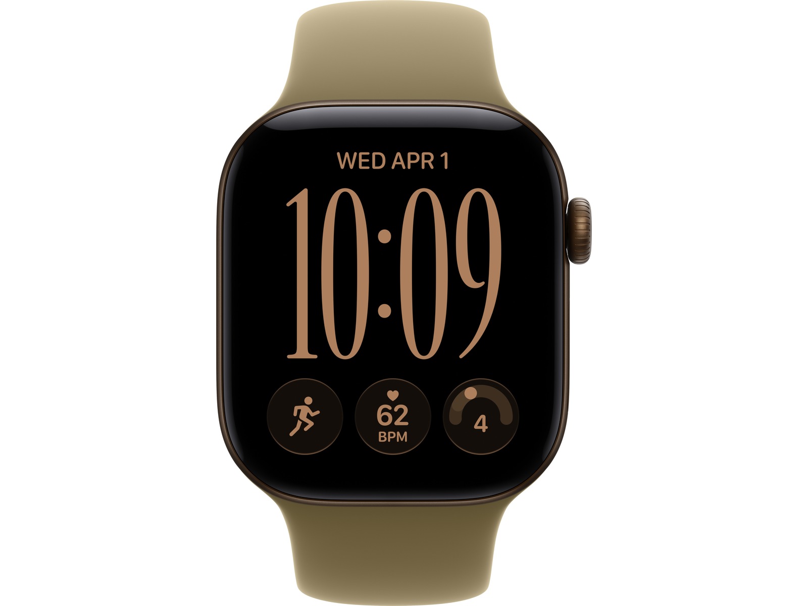 Apple Watch Series 12 GPS 42mm Aluminium (dark bronze) Smartklokker