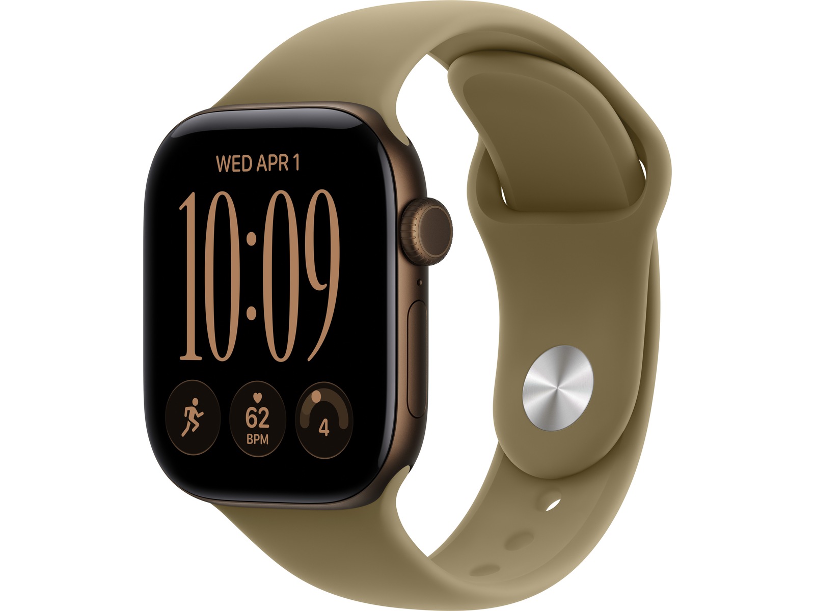 Apple Watch Series 12 GPS + LTE 42mm Aluminium (dark bronze) Smartklokker