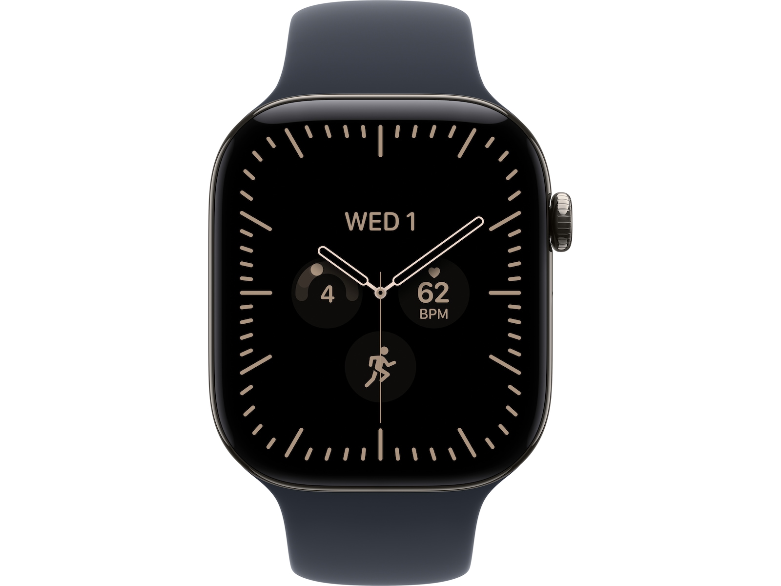 Apple Watch Series 12 GPS + LTE 46mm Titan (natural) Smartklokker