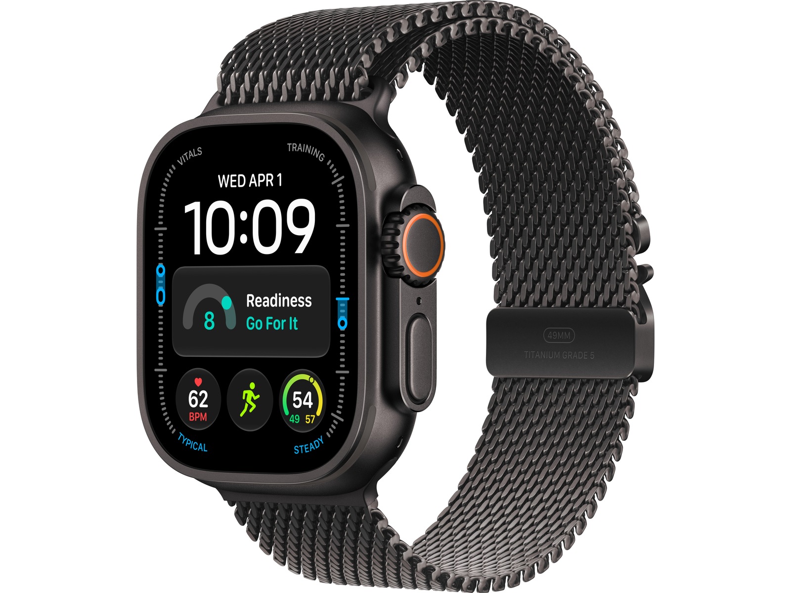 Apple Watch Ultra 4 GPS + LTE 49mm Titanium (black) Smartklokker