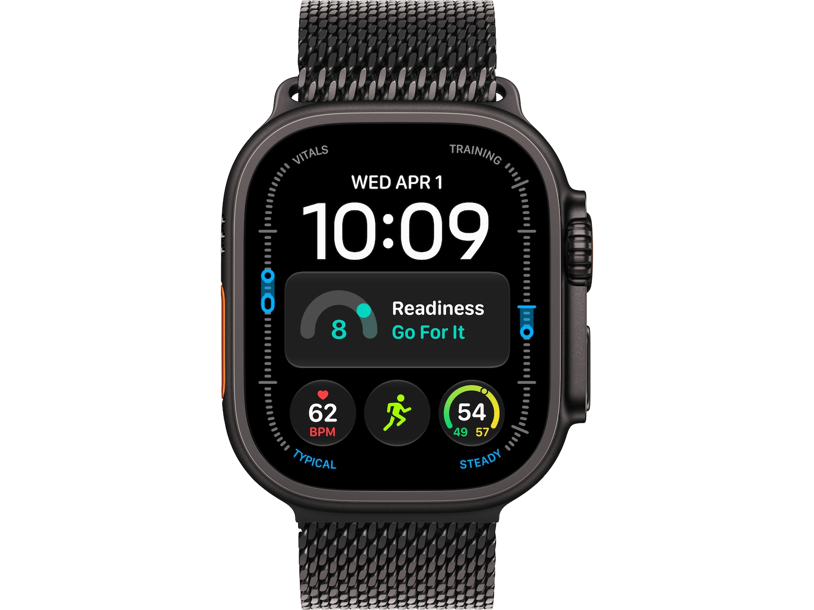 Apple Watch Ultra 4 GPS + LTE 49mm Titanium (black) Smartklokker