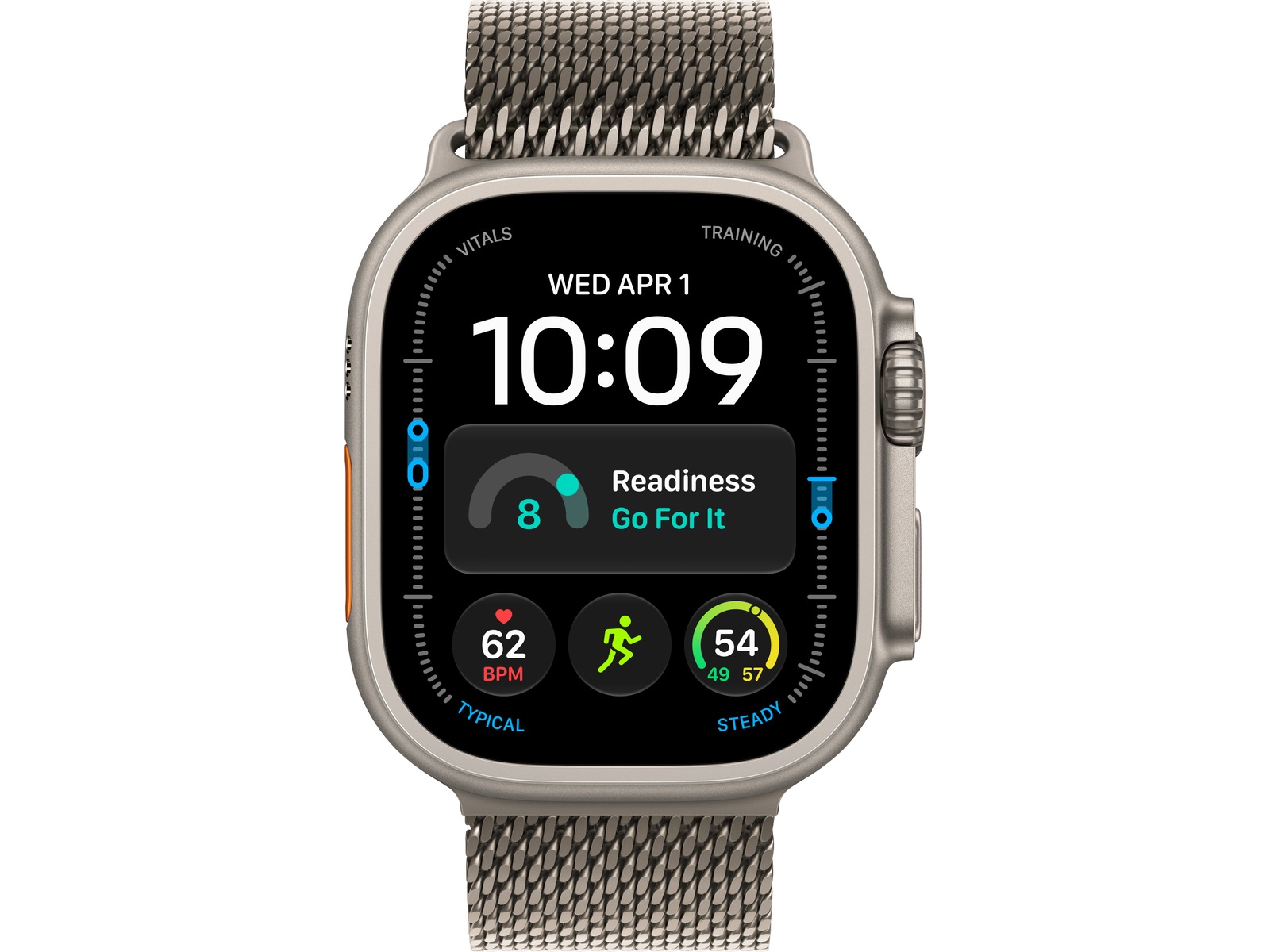 Apple Watch Ultra 4 GPS + LTE 49mm titan (natural) Smartklokker