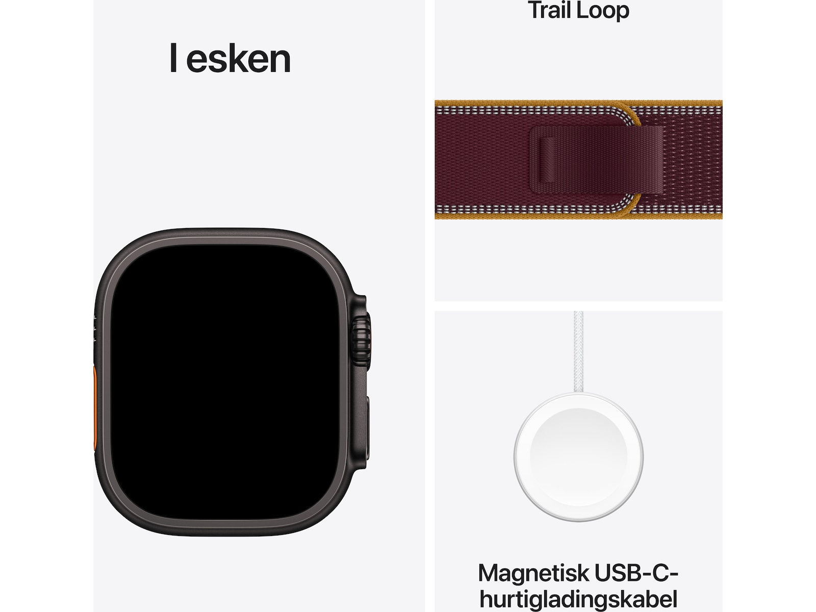 Apple Watch Ultra 4 GPS + LTE 49mm Titanium (black) Smartklokker