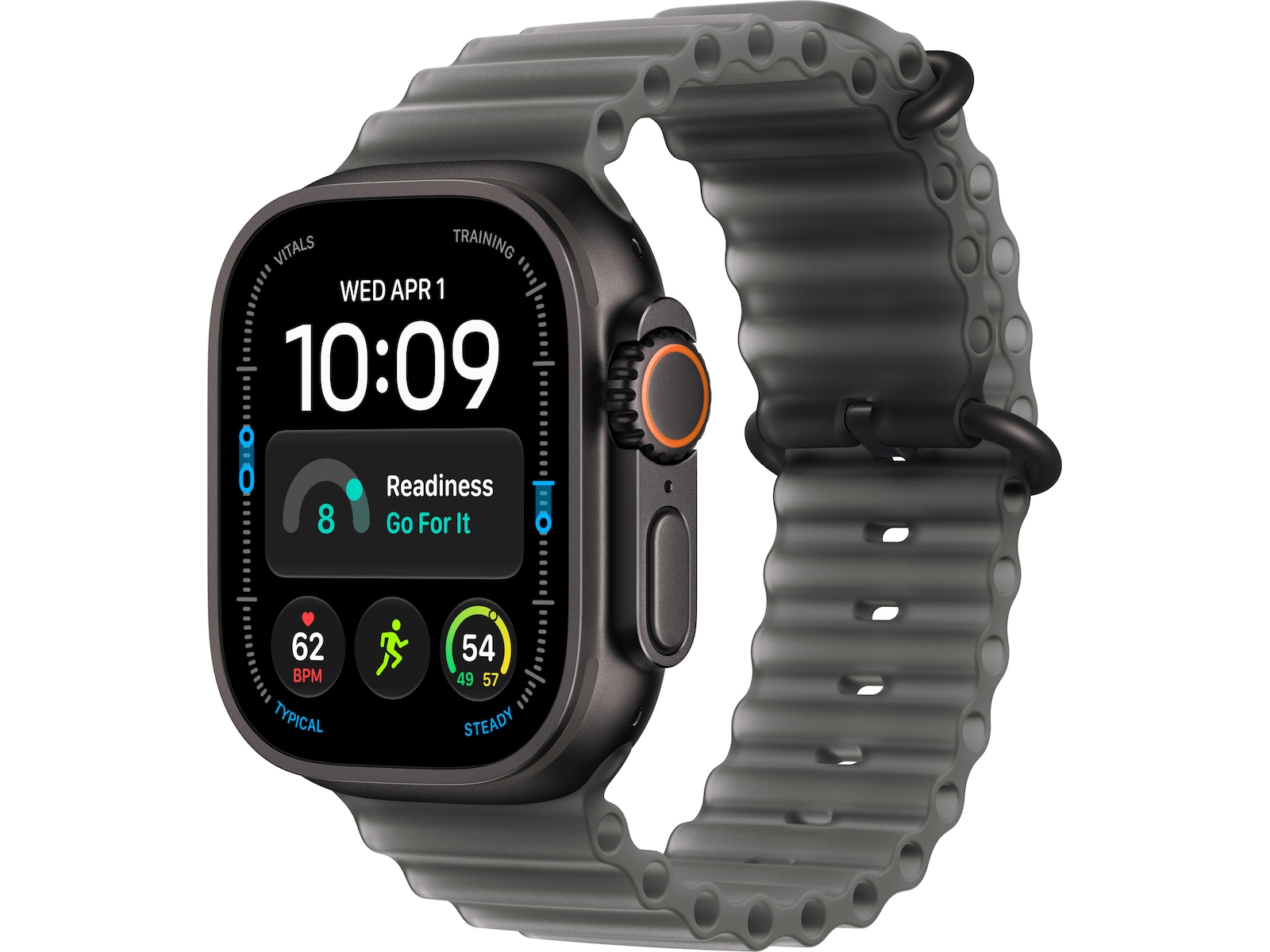 Apple Watch Ultra 4 GPS + LTE 49mm titan (sort) Smartklokker