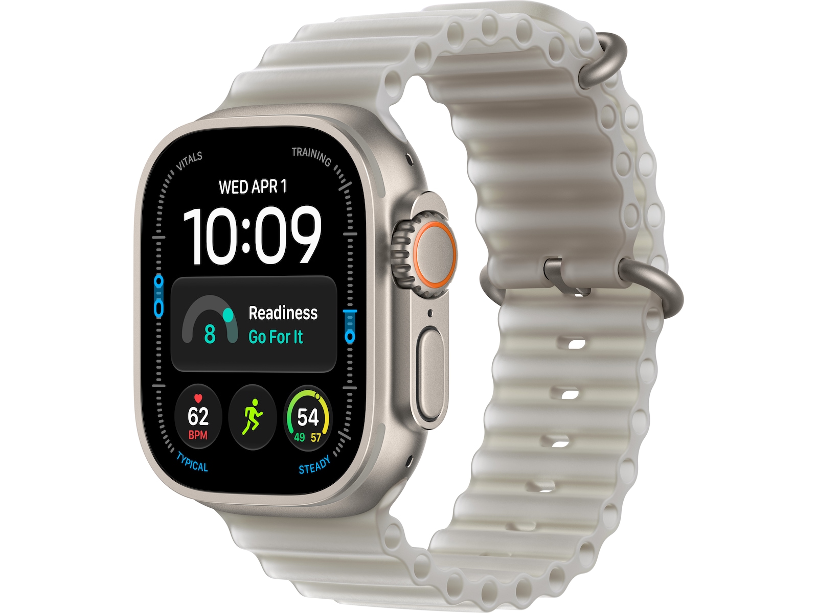 Apple Watch Ultra 4 GPS + LTE 49mm titan (natural) Smartklokker