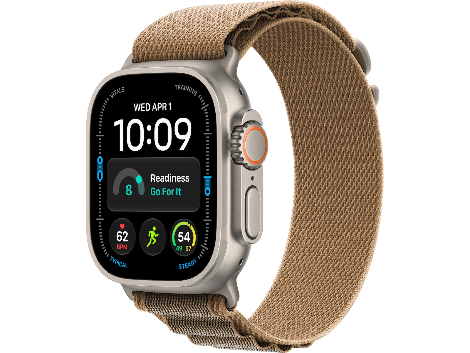 Apple Watch Ultra 4 GPS + LTE 49mm titan (natural) Smartklokker