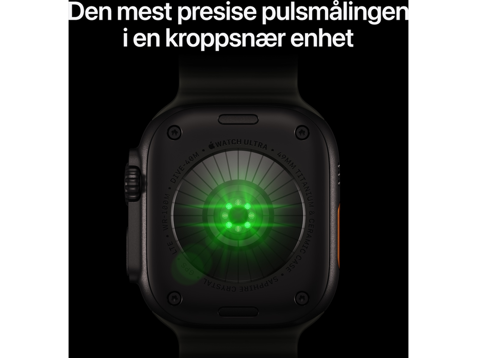 Apple Watch Ultra 4 GPS + LTE 49mm titan (natural) Smartklokker