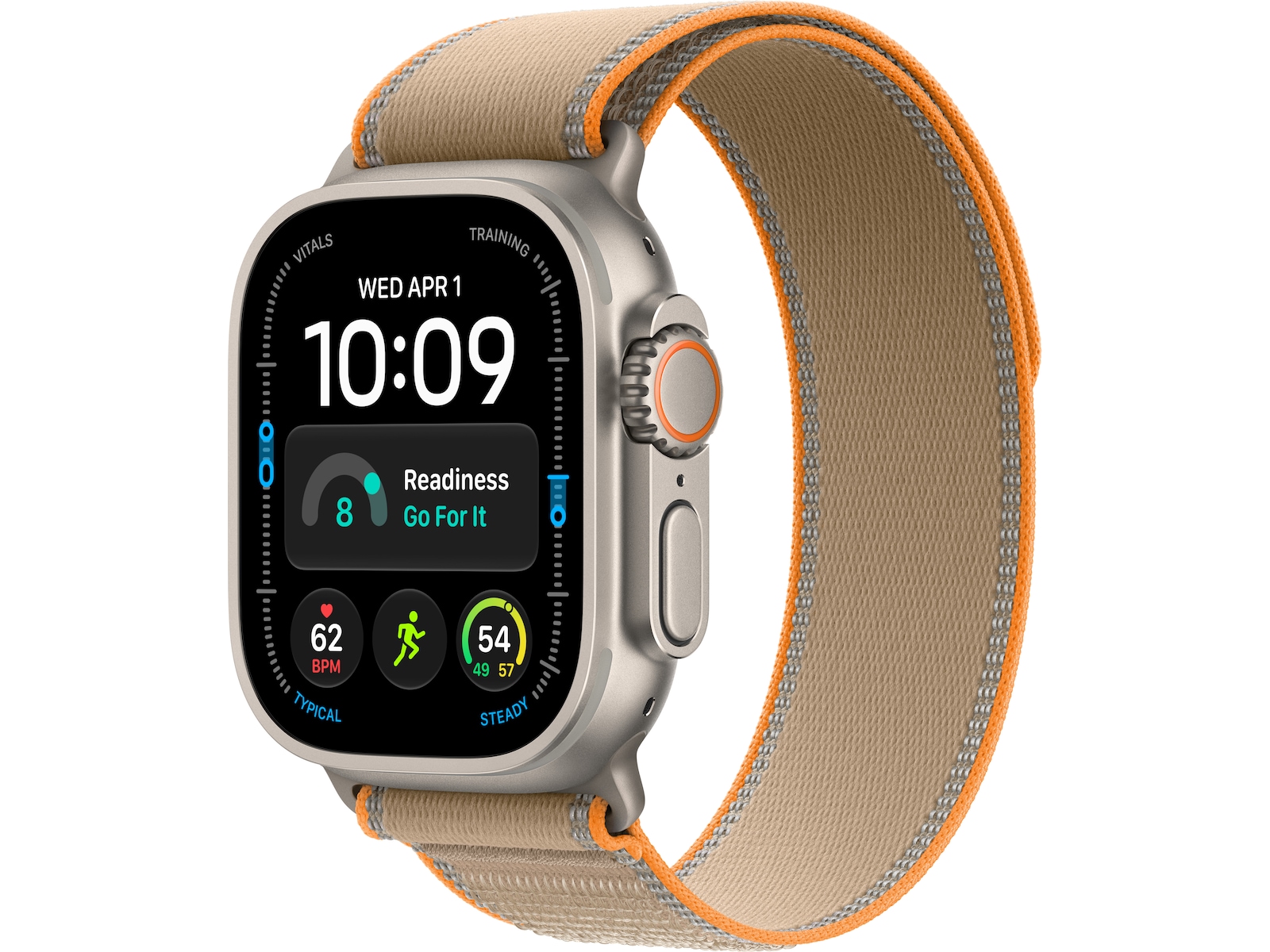 Apple Watch Ultra 4 GPS + LTE 49mm titan (natural) Smartklokker