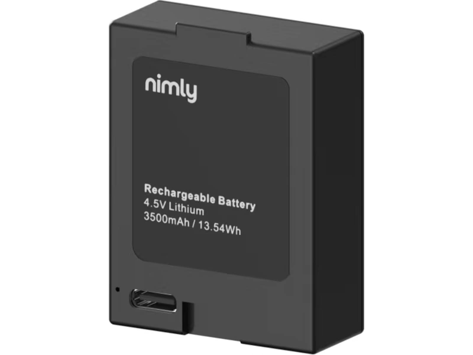 nimly Oppladbart Batteri 4.5V 3500mAh USB-C Diverse sikkerhet