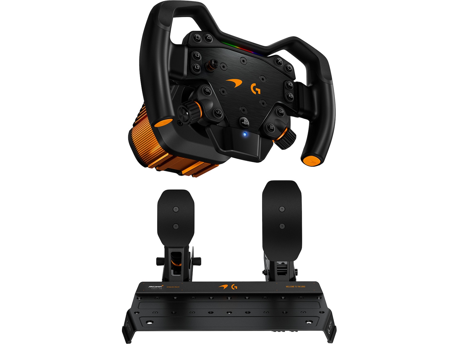 Logitech RS50 System og pedaler for PS – McLaren Racing Edition Ratt og pedaler