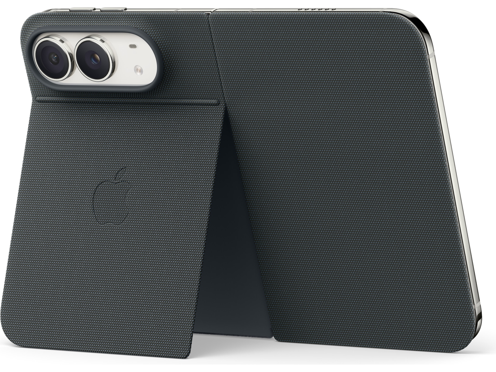 Apple iPhone Duo Folio med Kickstand (navy blue) Mobildeksel