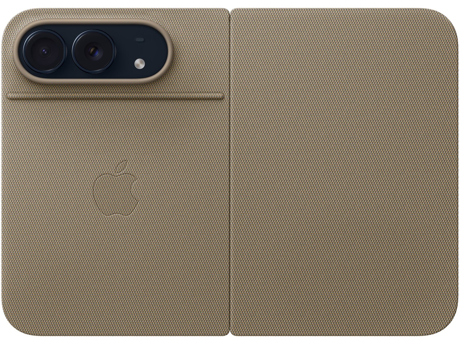 Apple iPhone Duo Folio med Kickstand (taupe) Mobildeksel