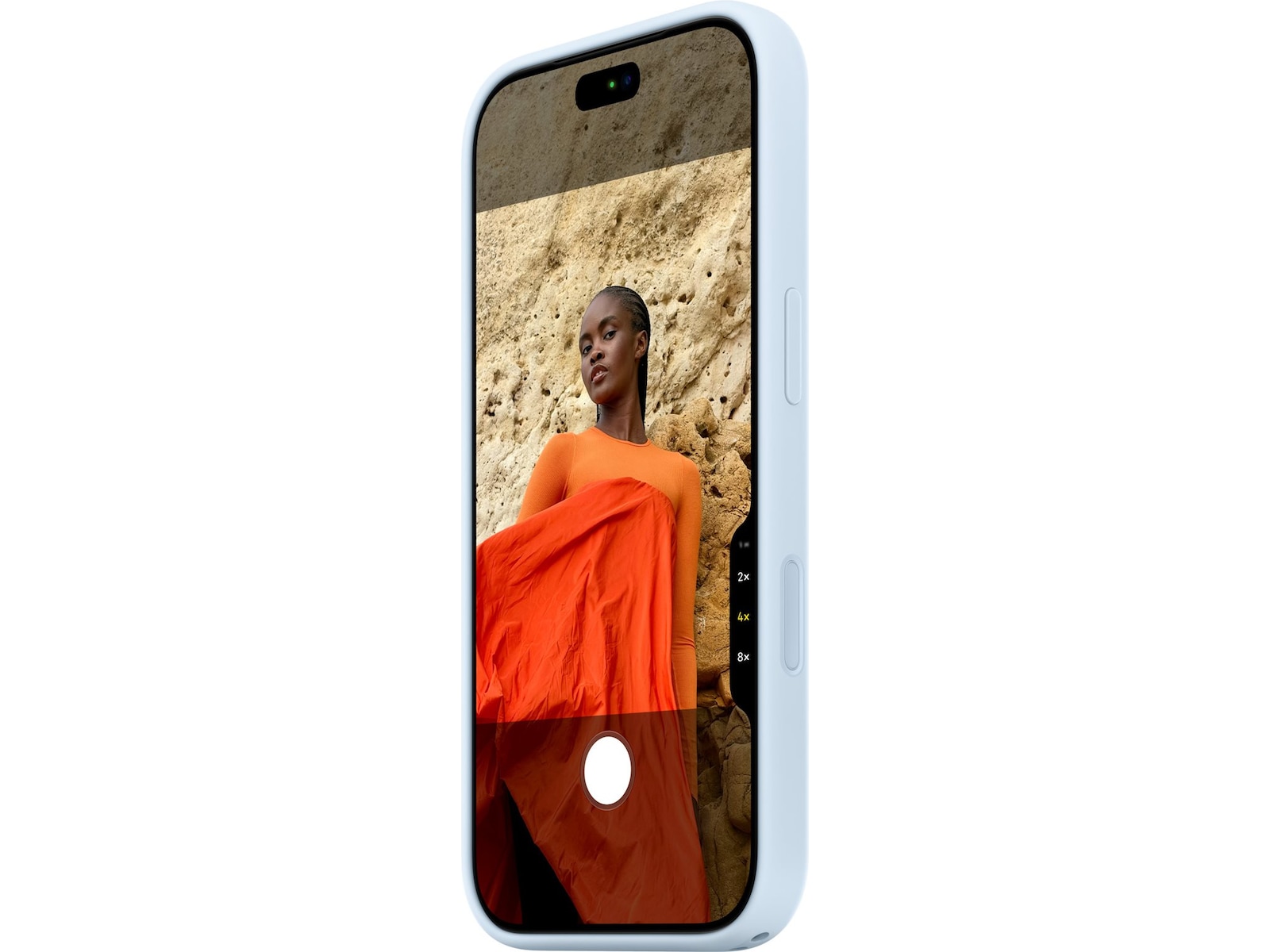 Apple iPhone 18 Pro silikondeksel (crisp blue) Mobildeksel
