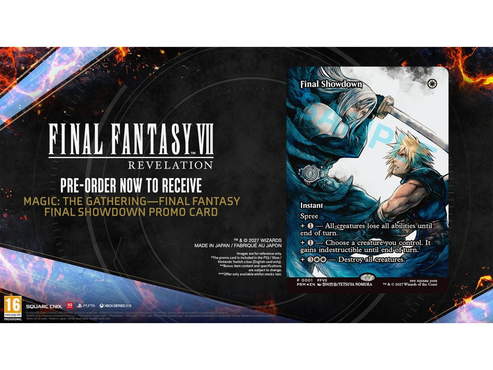 Final Fantasy VII Revelation Magic Edition PS5 Spill til Playstation 5