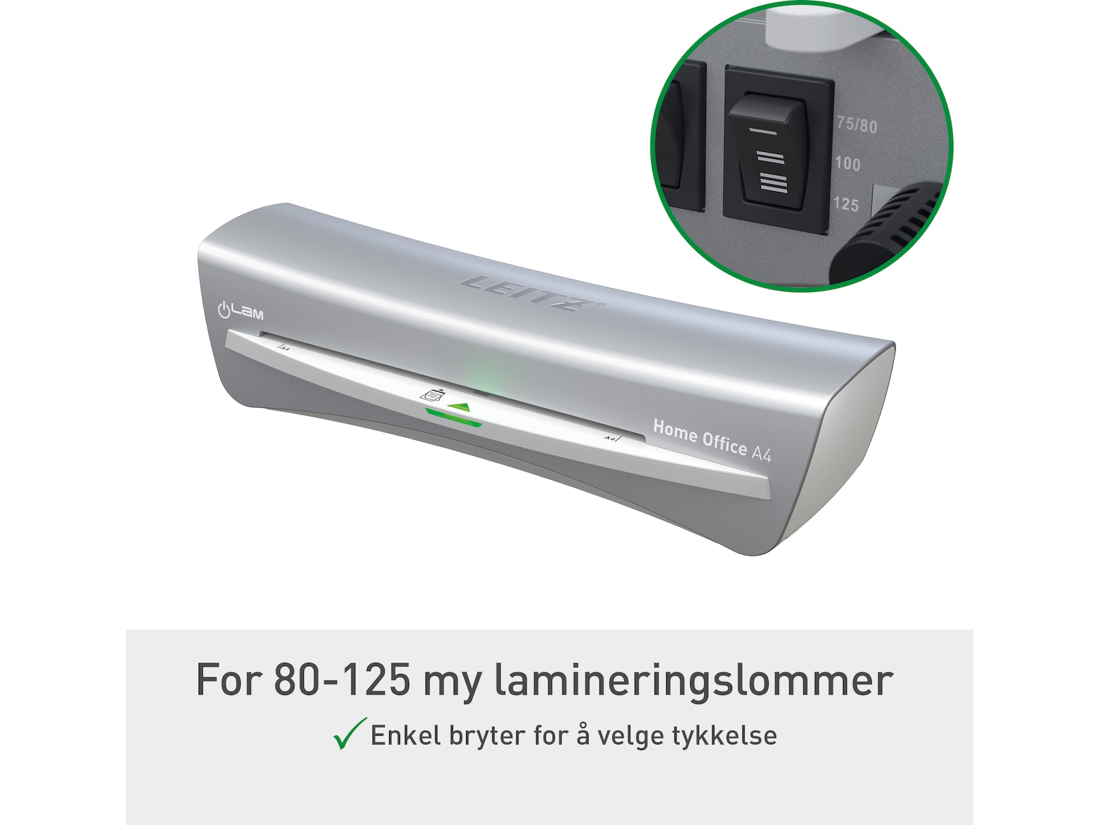Leitz Lamineringsmaskin iLAM HOME Office A4 -B-Grade Demo annet i datautstyr