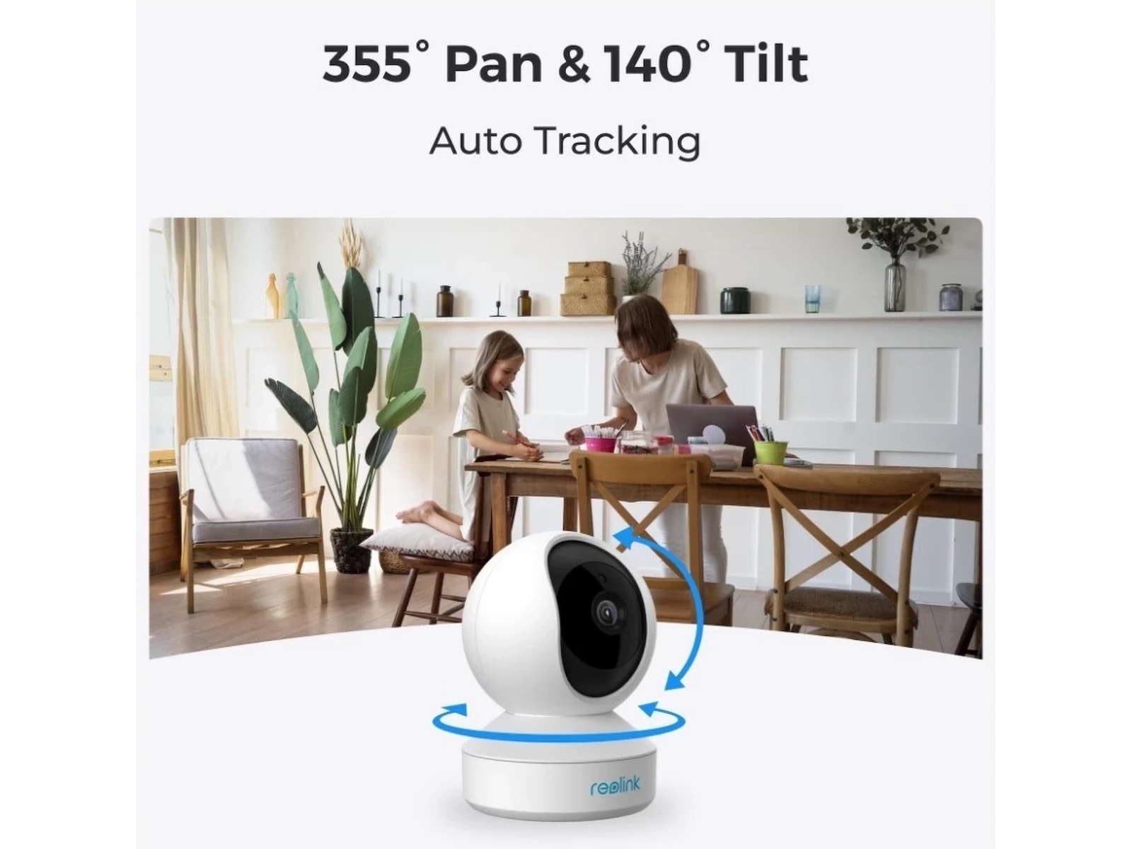 Reolink E1 Pro overvåkningskamera 2-pack Overvåkningskameraer