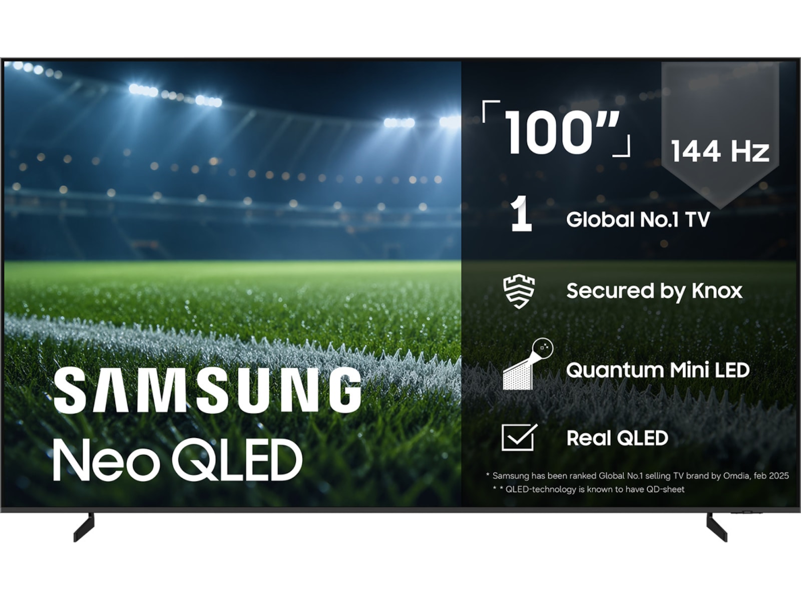 Samsung 100" QN80F Neo QLED 4K Smart TV (2025) -B-Grade Demo TV/projektor