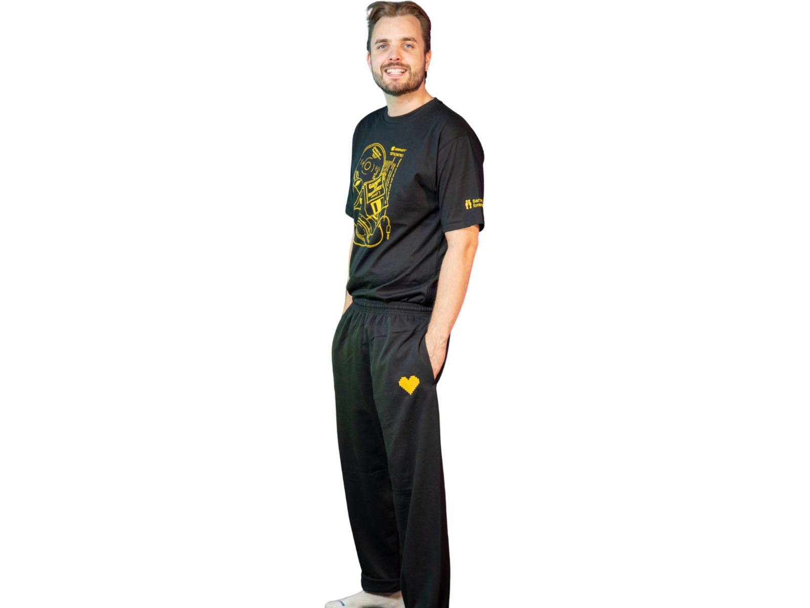 Gamere Mot Barnekreft joggebukse M Merchandise