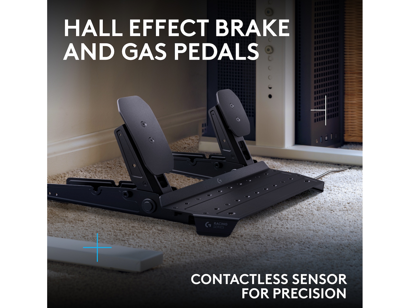 Logitech RS Pedals SE Ratt og pedaler