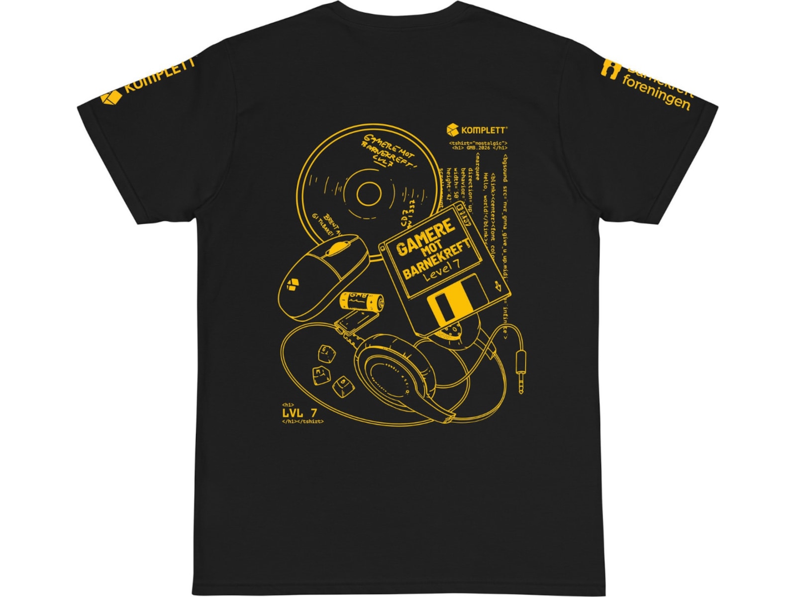 Gamere Mot Barnekreft Full GMB Drip Bundle XS Merchandise