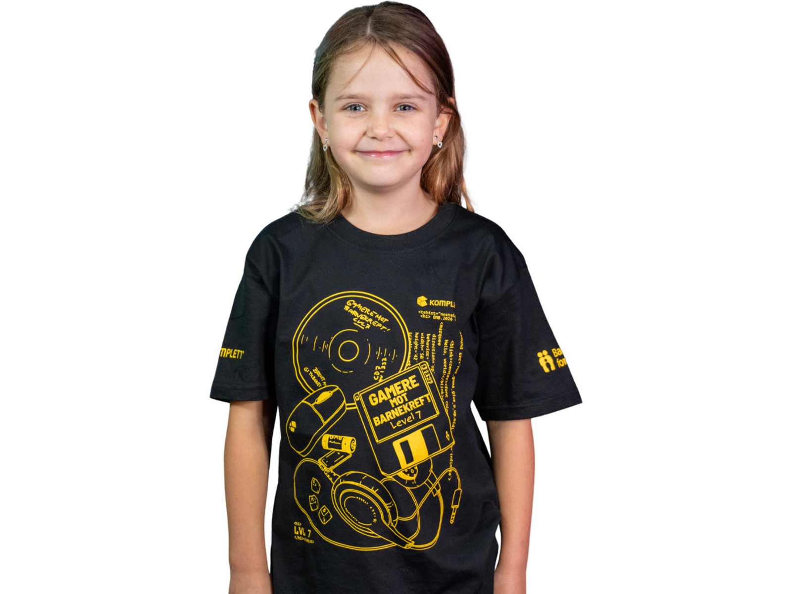 Gamere Mot Barnekreft T-skjorte 12-14 år Merchandise