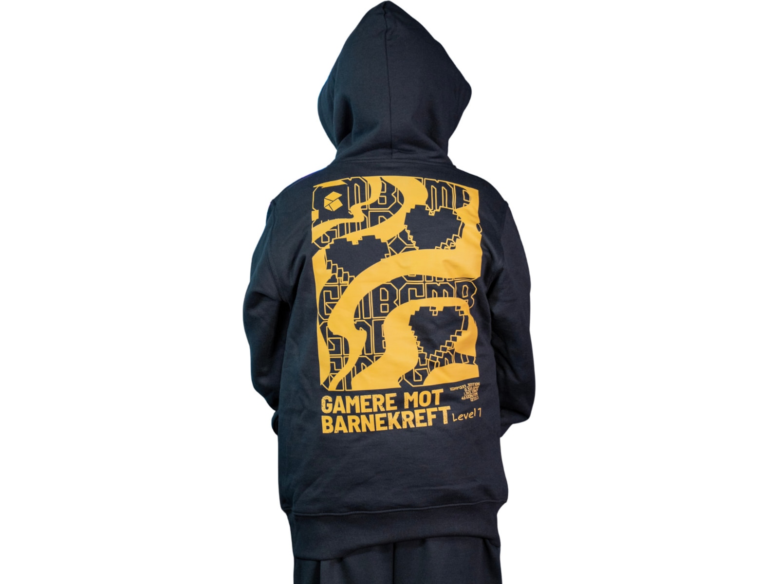 Gamere Mot Barnekreft Hettegenser XS Merchandise