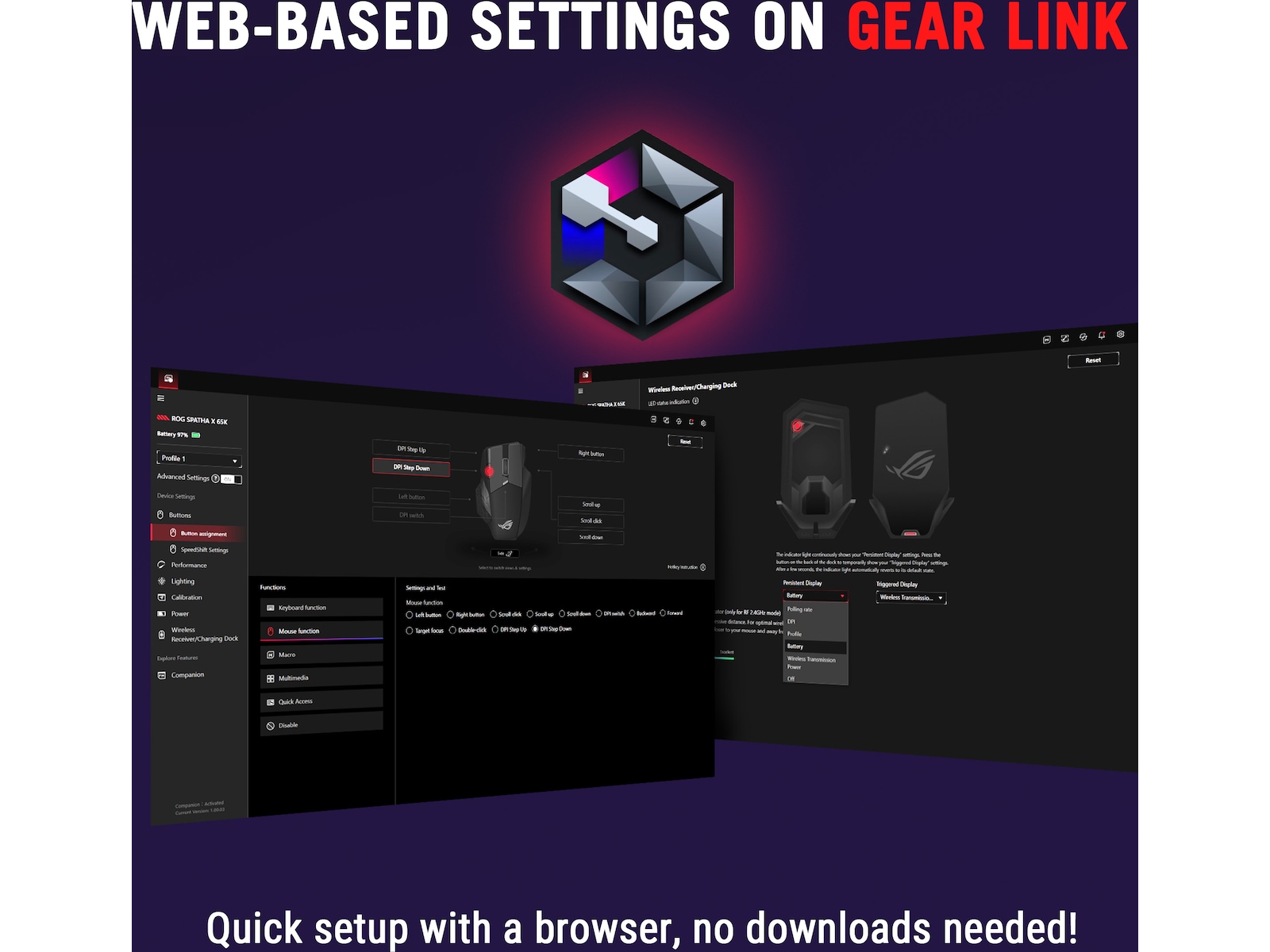 ASUS ROG Spatha X 65K Gamingmus Gamingmus