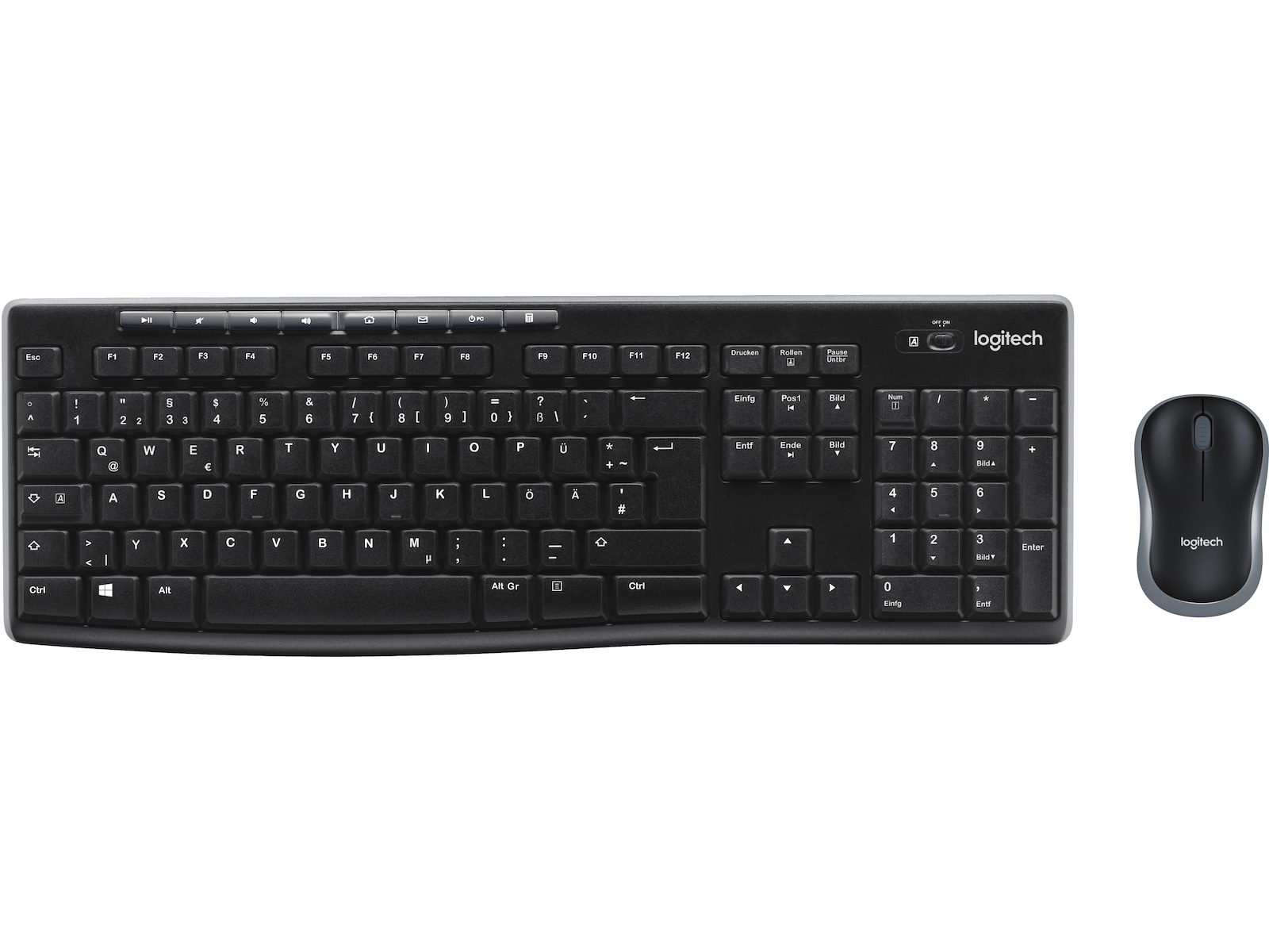 Logitech MK270 Combo Trådløs Mus & tastatur -kombipakker