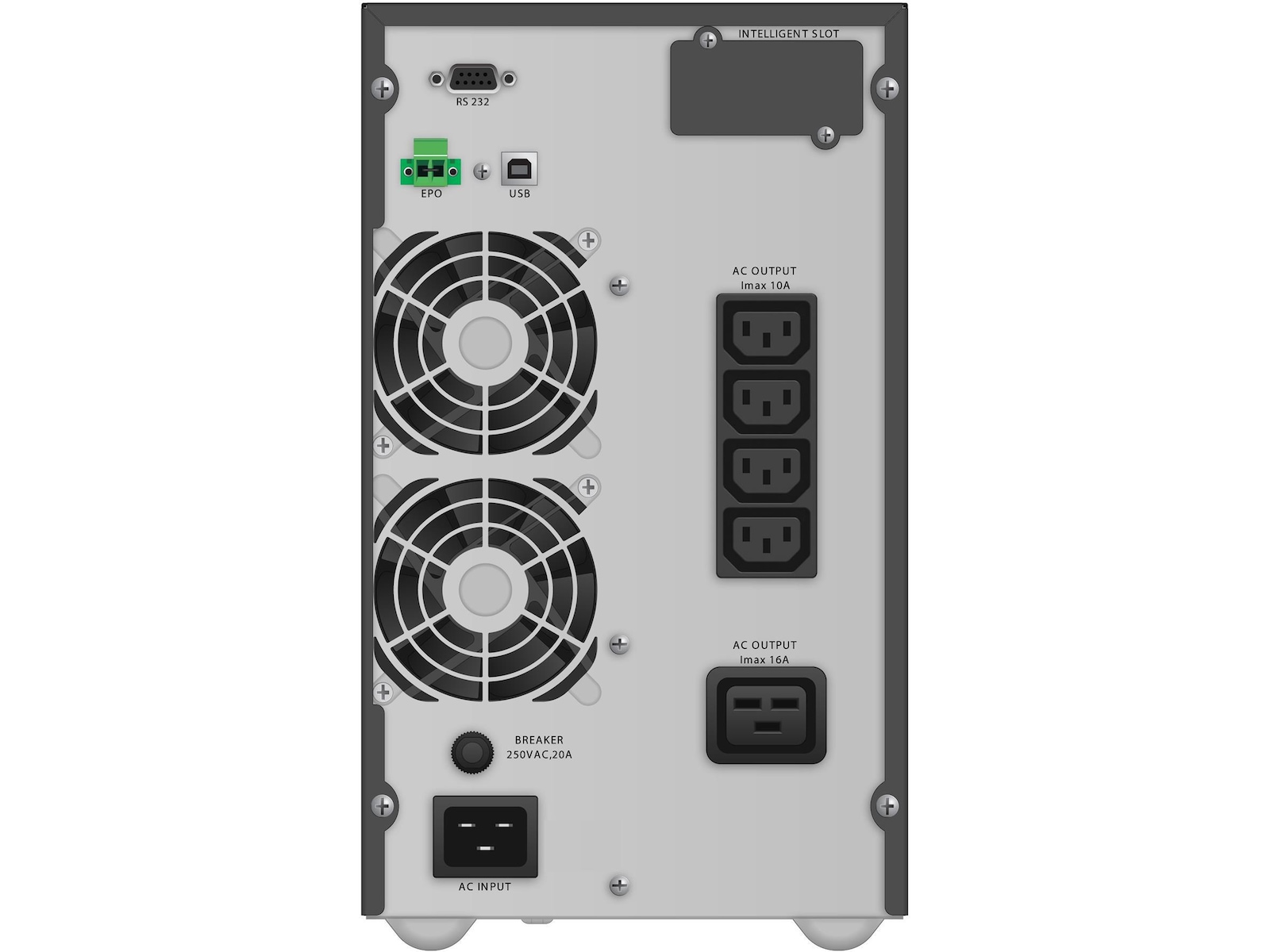 BlueWalker PowerWalker UPS VFI 3000 TG UPS og UPS-batteri