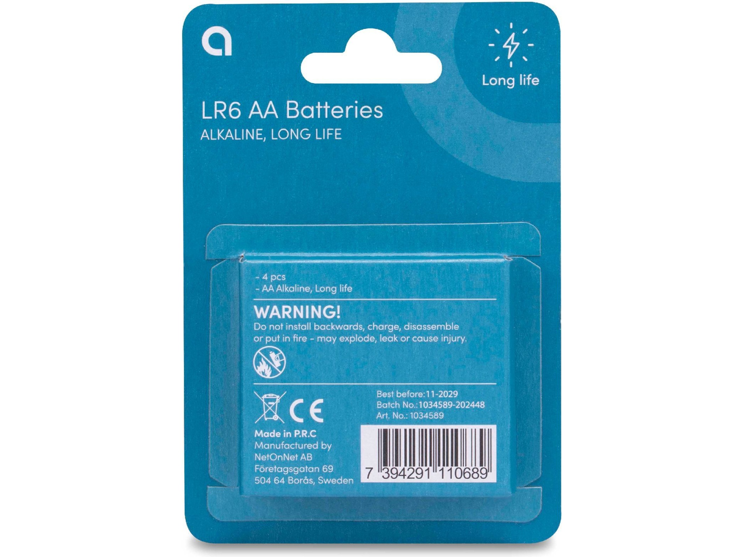 Andersson AA batteri, 4-pk Batterier til generell bruk