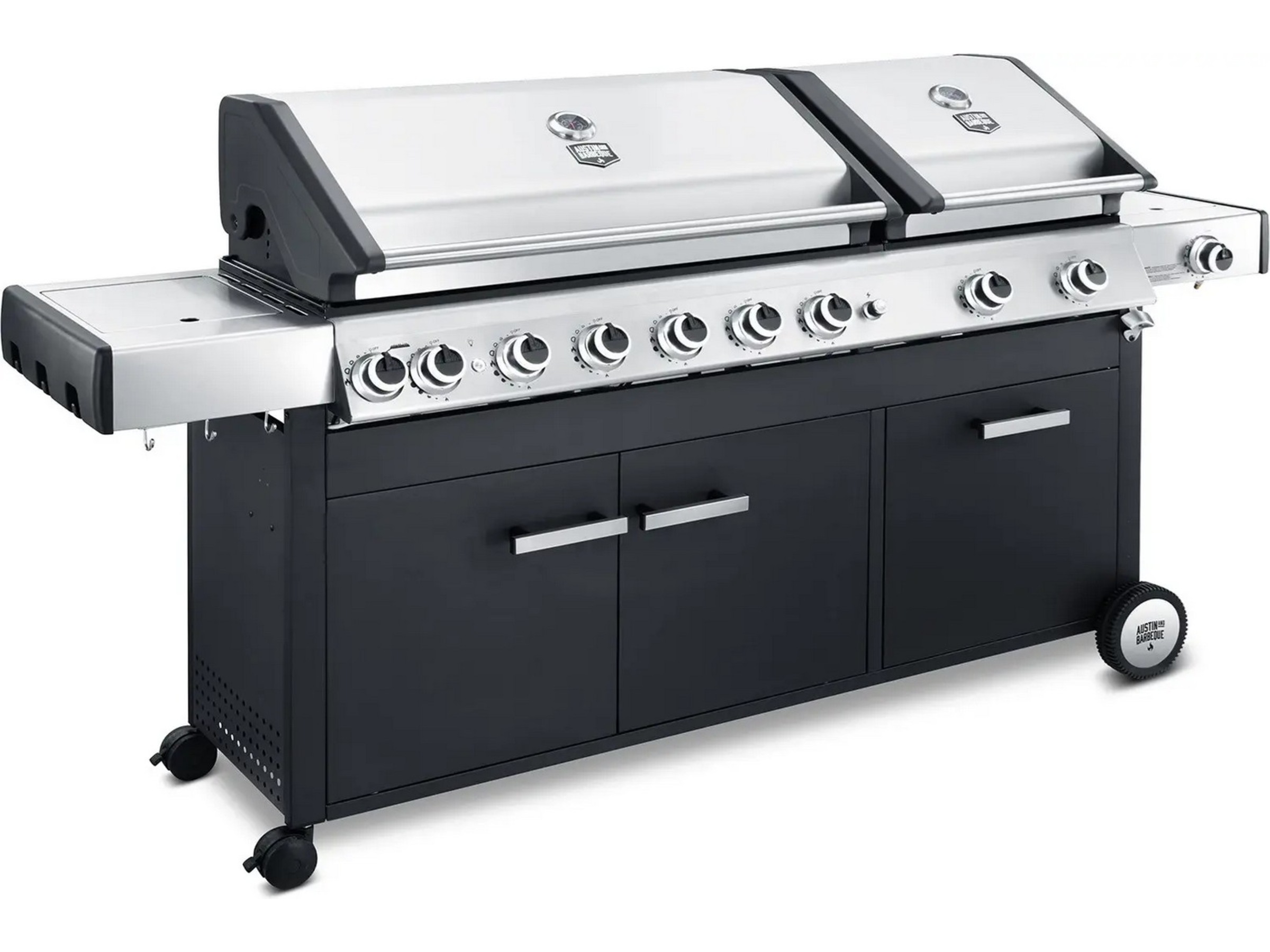 Austin and Barbeque Gassgrill 8+2 brennere Grill