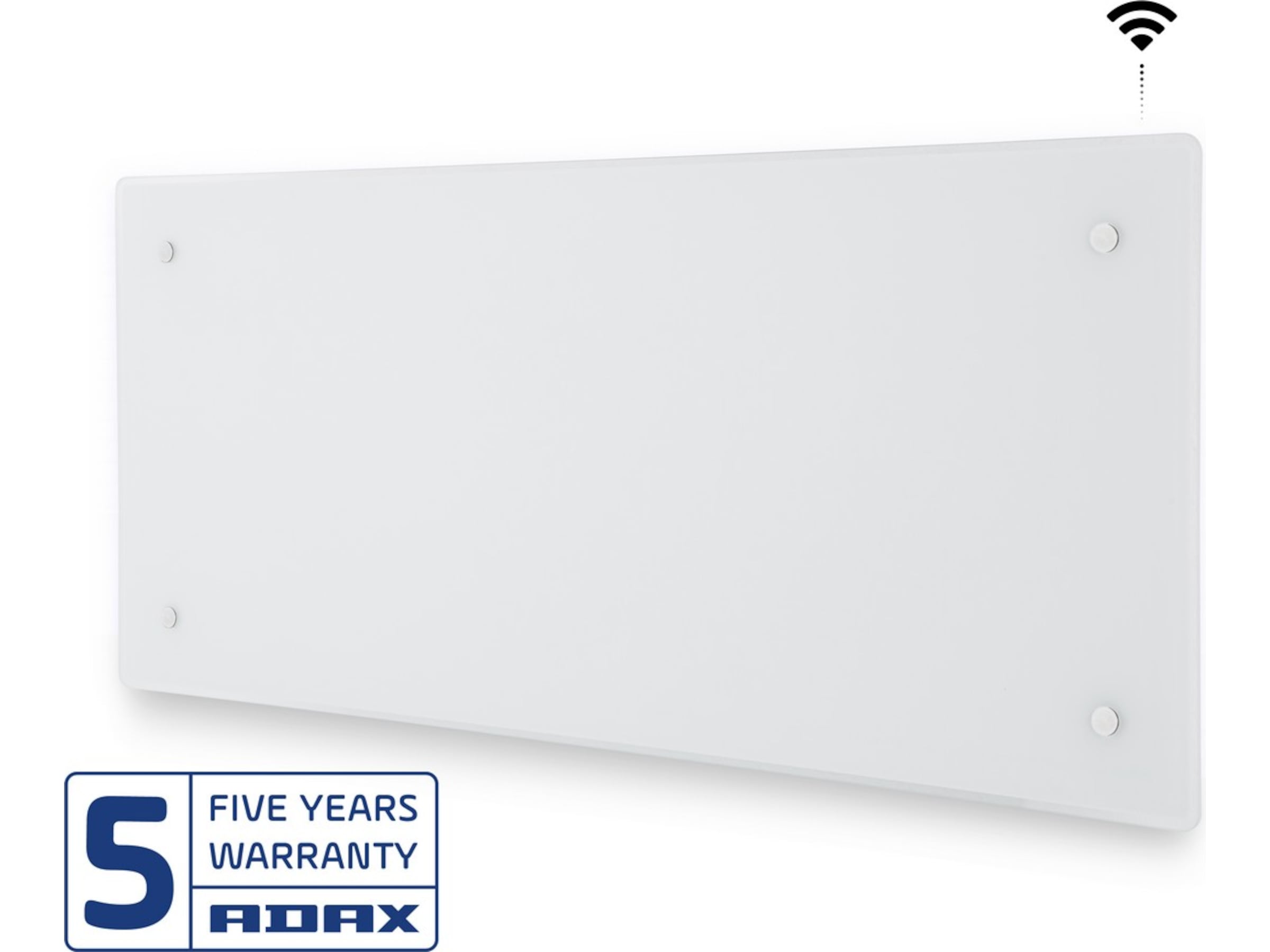 Adax Clea WiFi panelovn glass 1200W (hvit) Panelovner