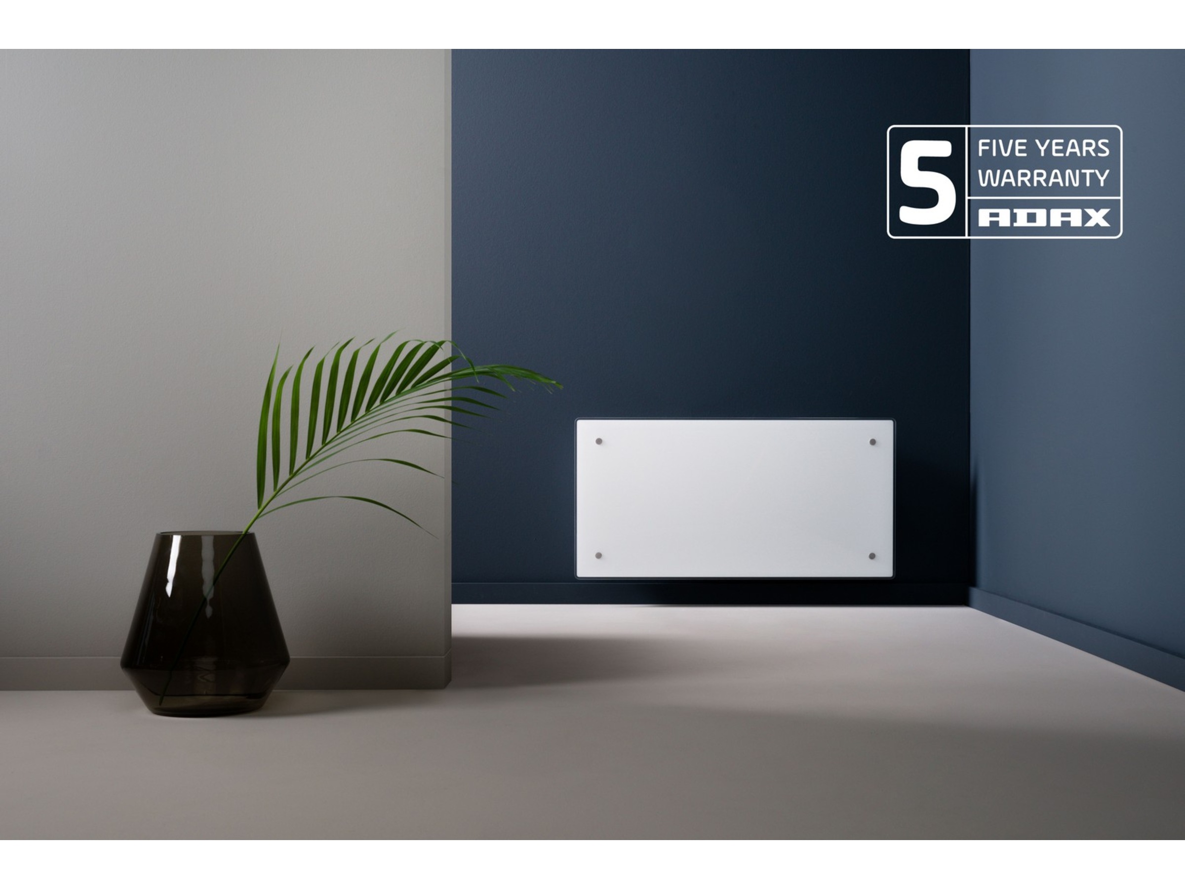 Adax Clea WiFi panelovn glass 1200W (hvit) Panelovner