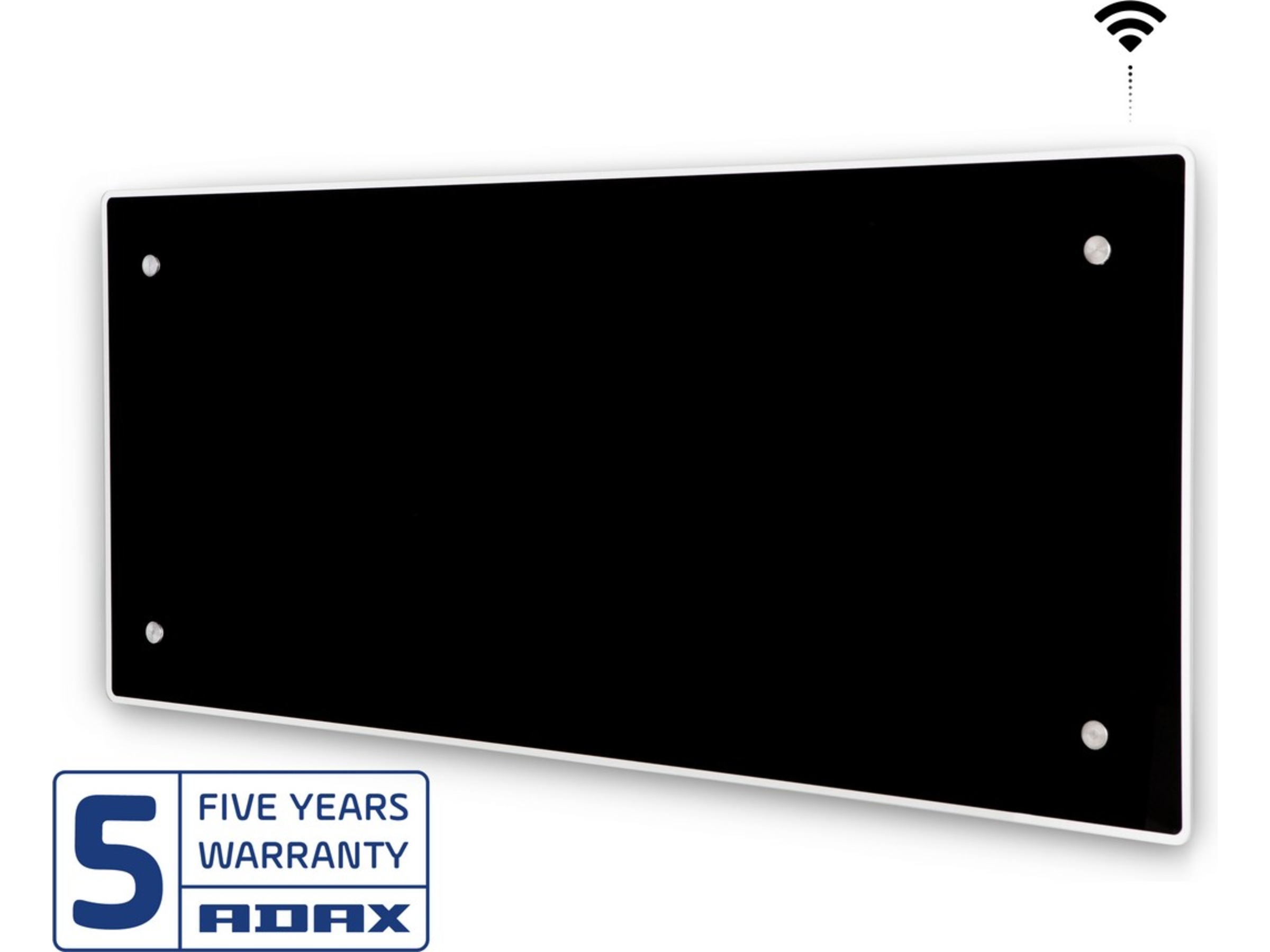 Adax Clea WiFi panelovn glass 1000W (sort) Panelovner