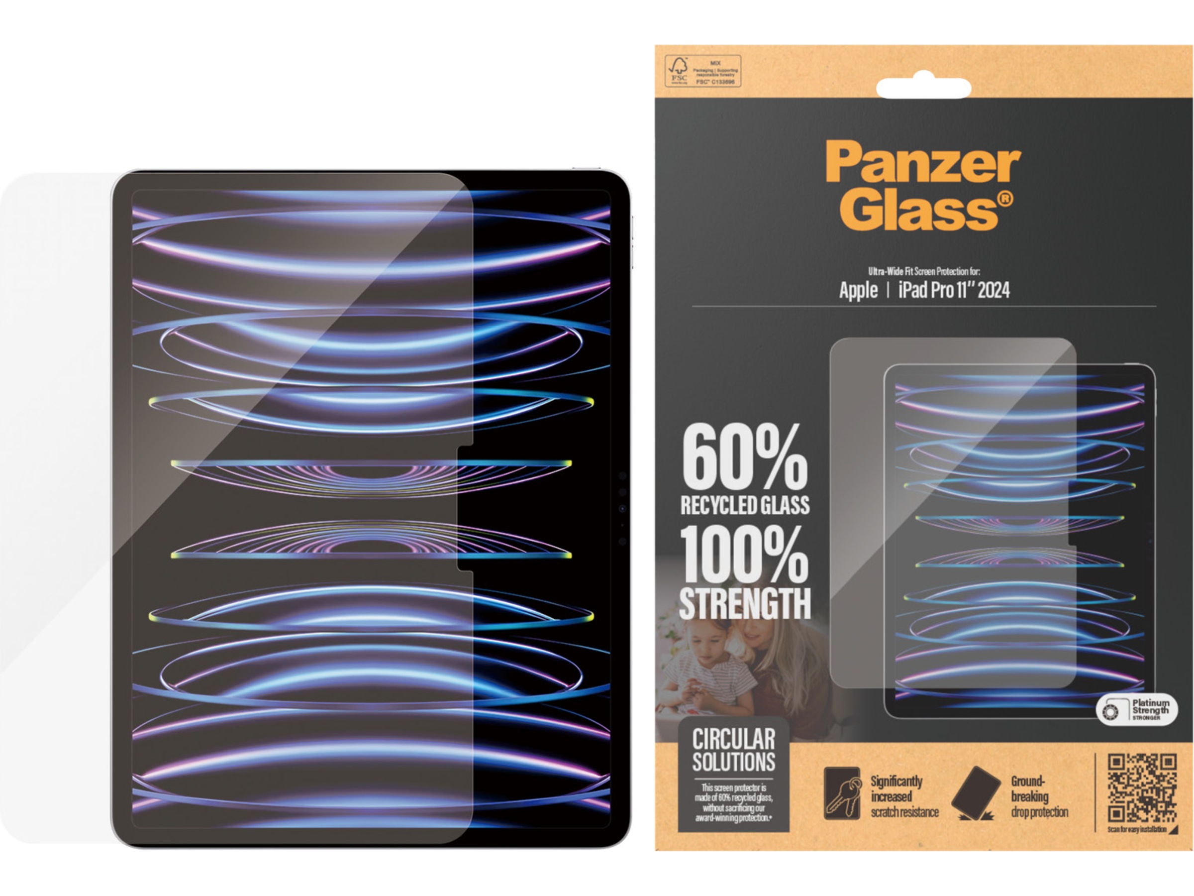 PanzerGlass iPad Pro 11" Skjermbeskytter Skjermbeskyttelse nettbrett